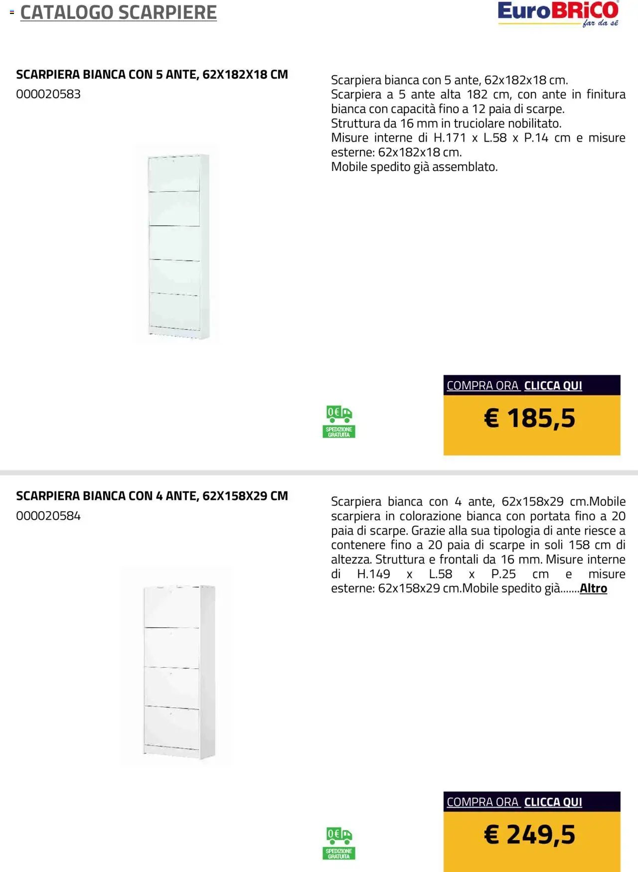 Eurobrico Scarpiere catalogo