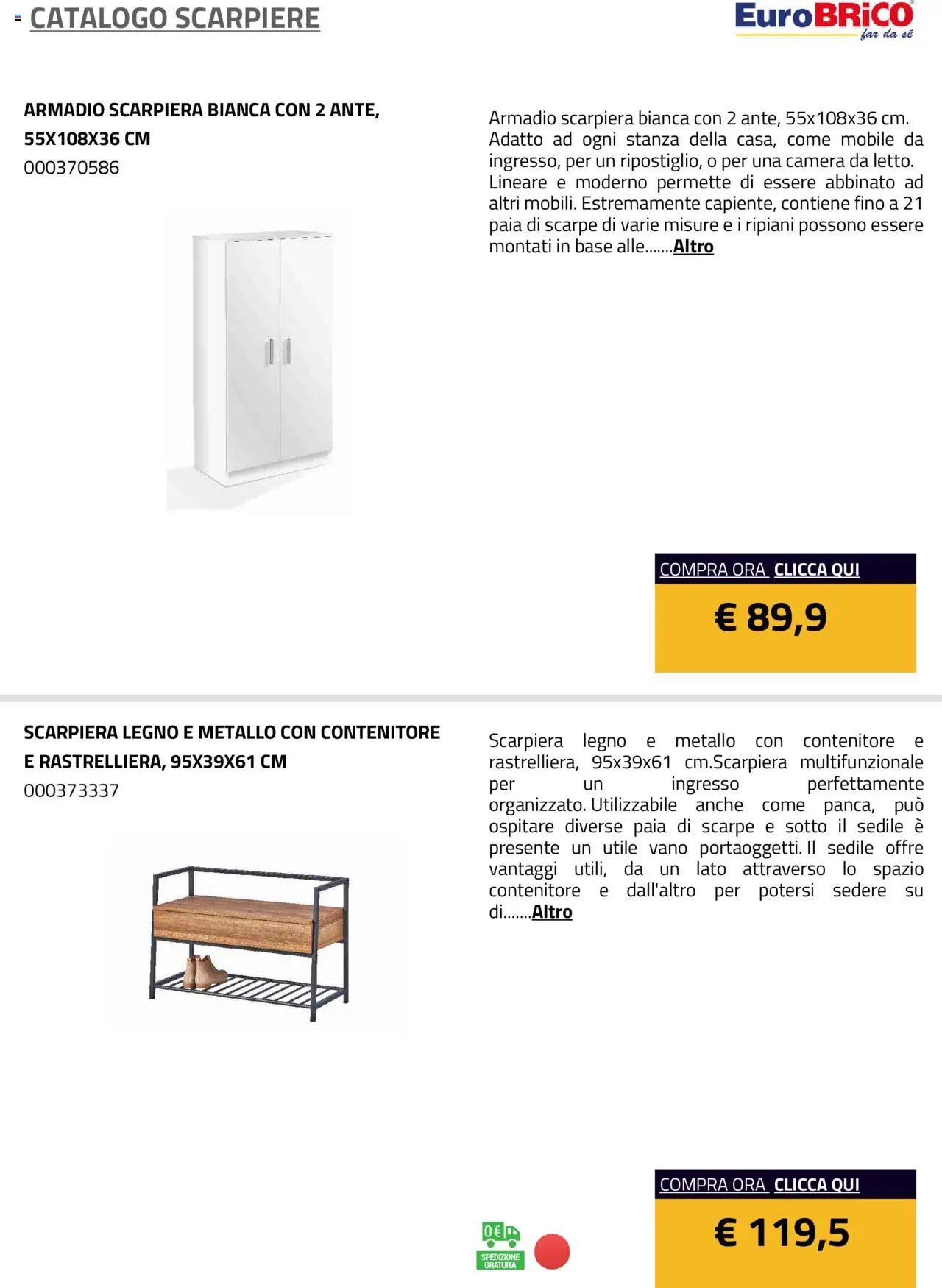 Eurobrico Scarpiere catalogo