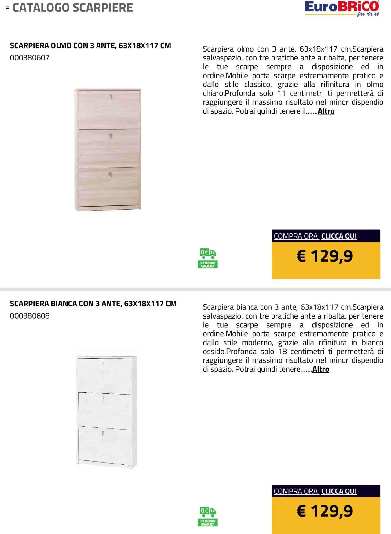 Eurobrico Scarpiere catalogo