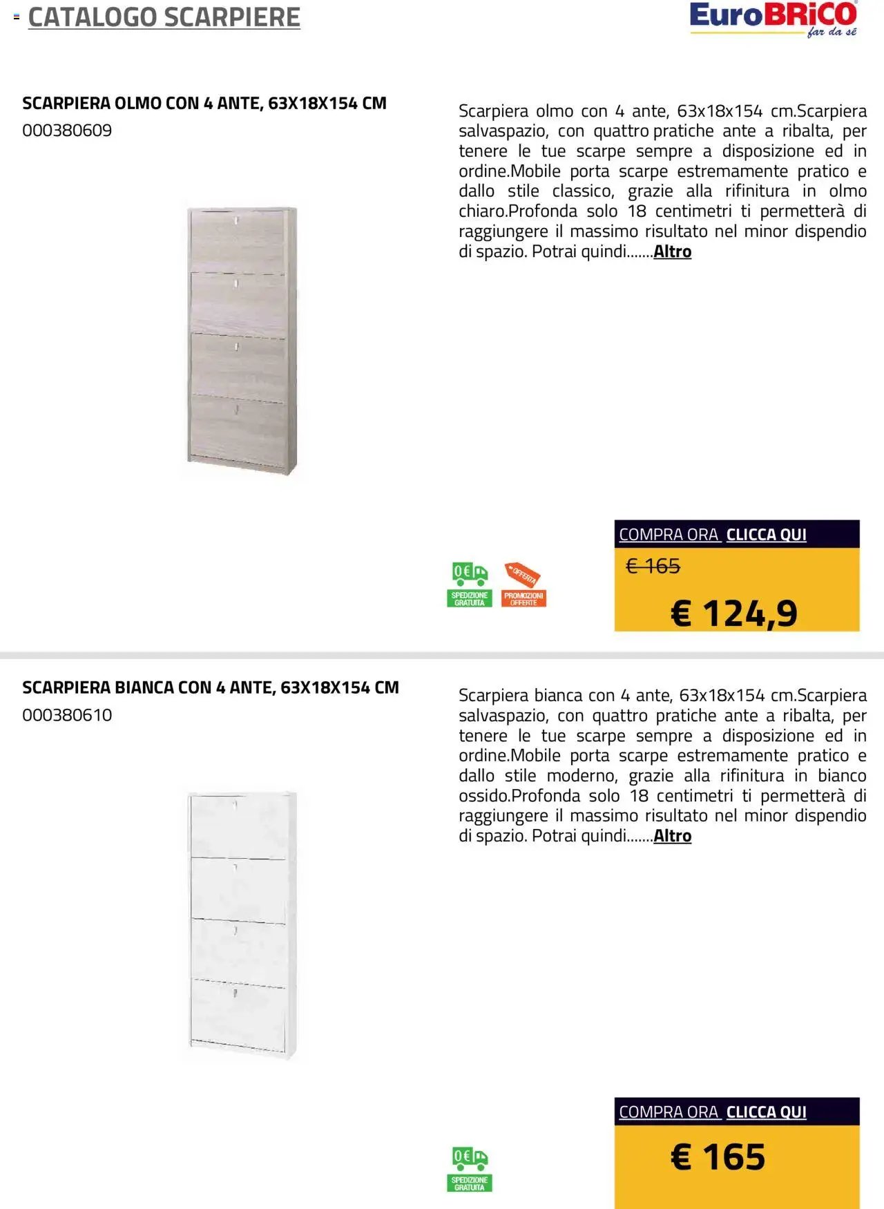 Eurobrico Scarpiere catalogo