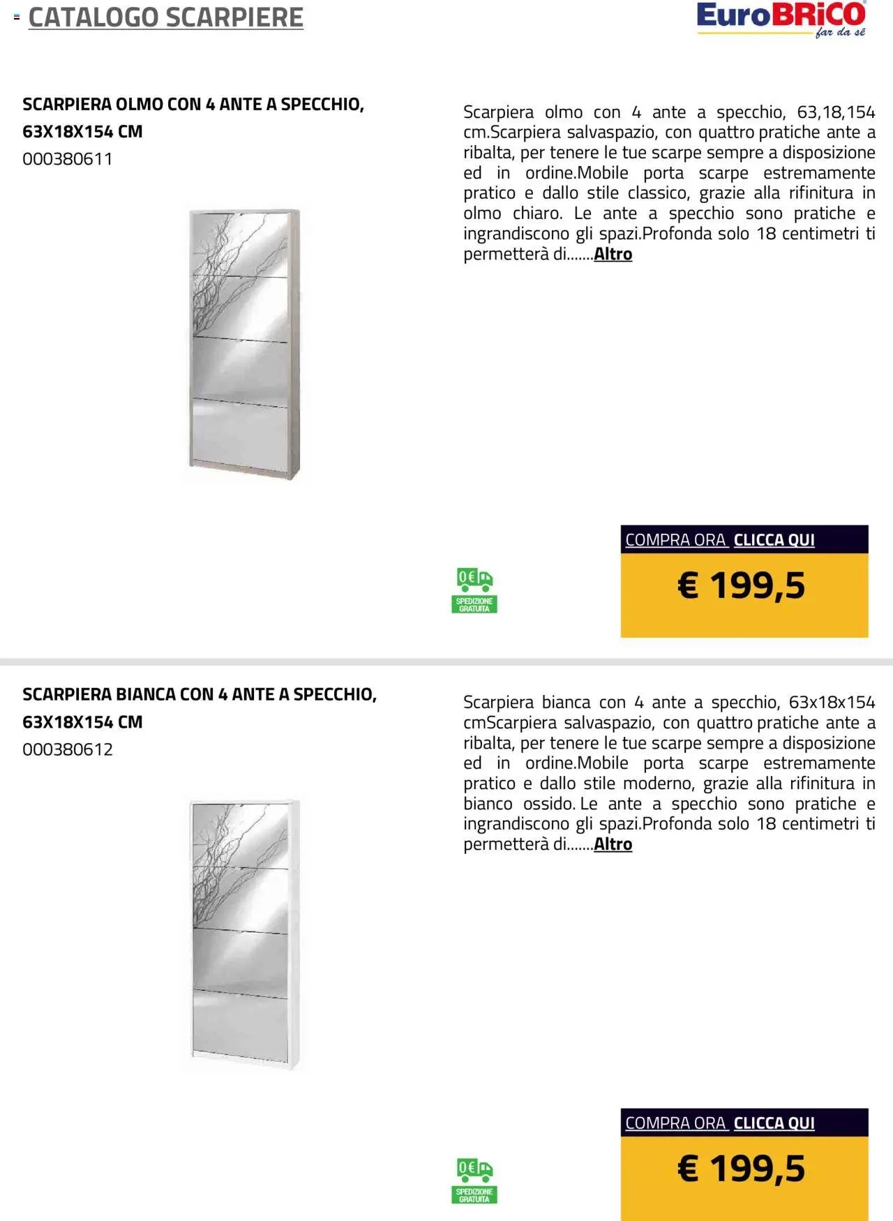 Eurobrico Scarpiere catalogo