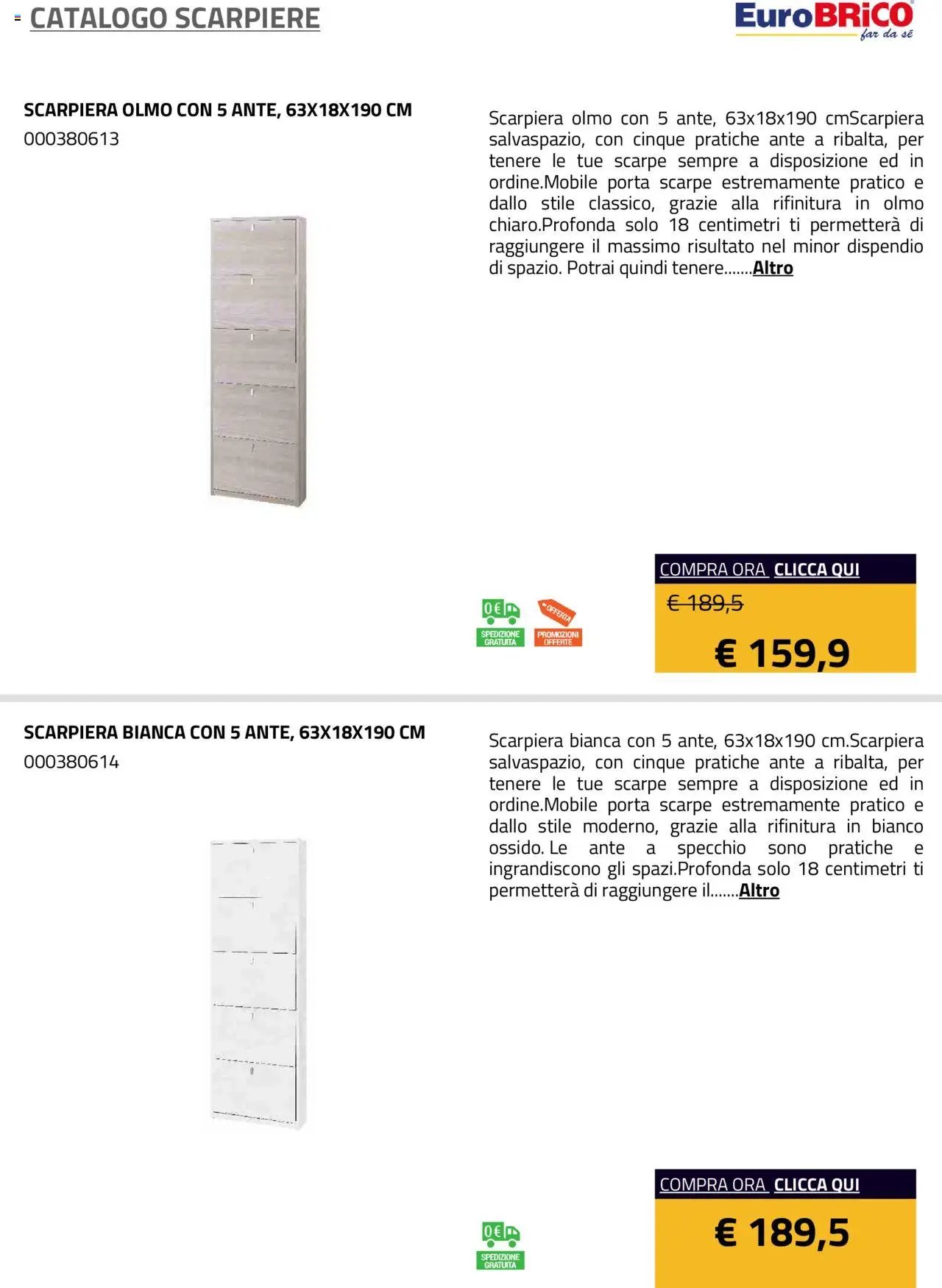 Eurobrico Scarpiere catalogo