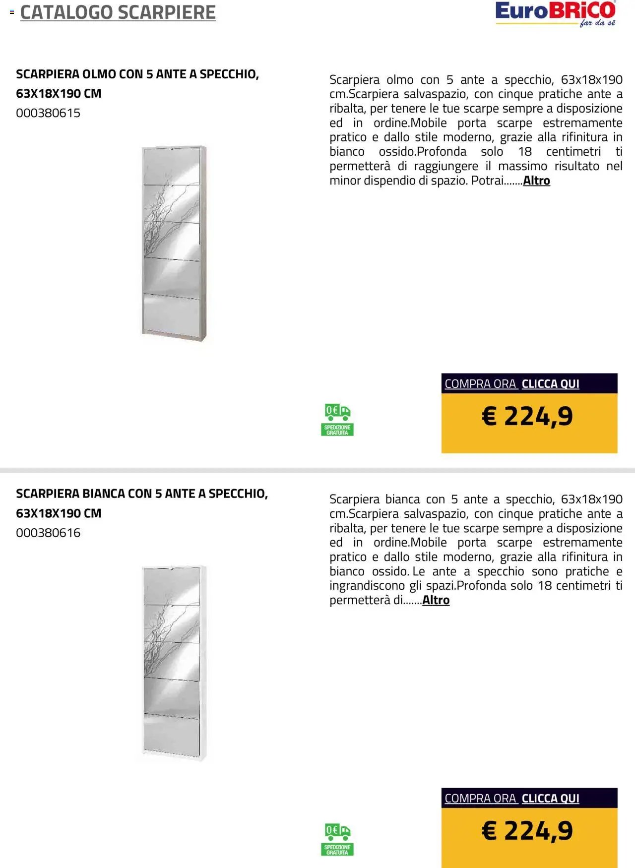 Eurobrico Scarpiere catalogo