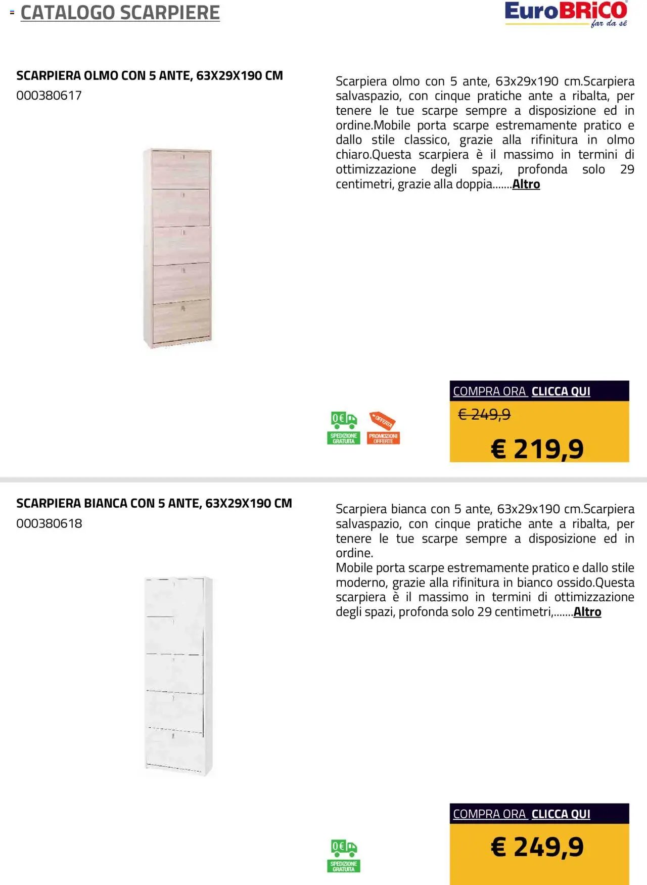 Eurobrico Scarpiere catalogo