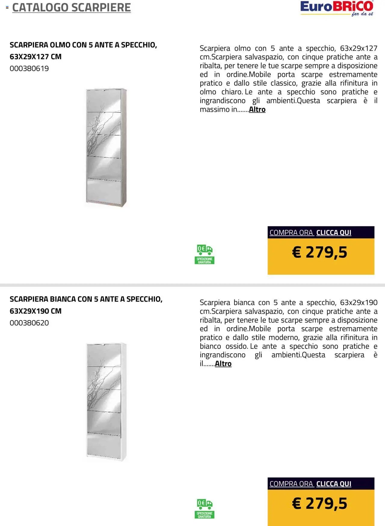 Eurobrico Scarpiere catalogo