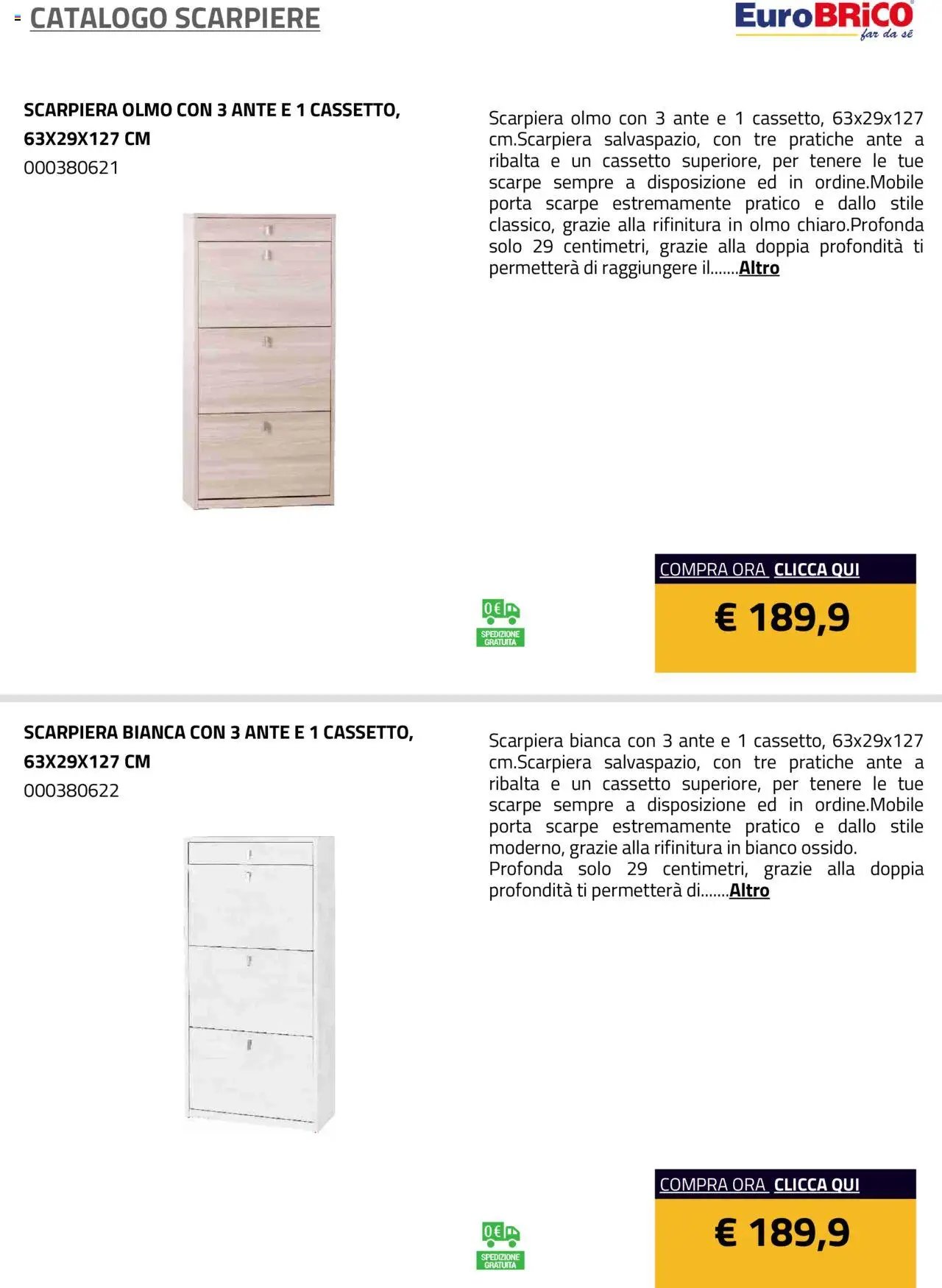 Eurobrico Scarpiere catalogo