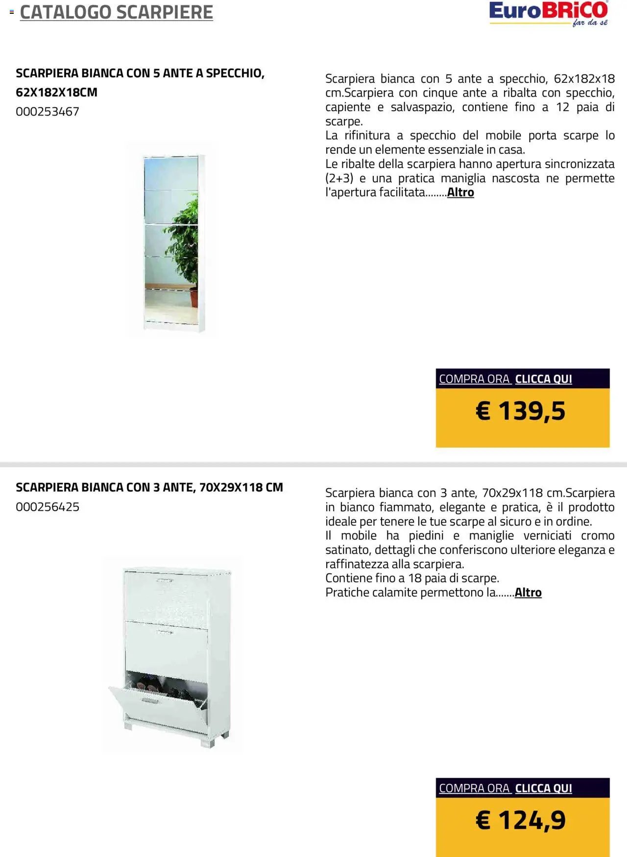 Eurobrico Scarpiere catalogo