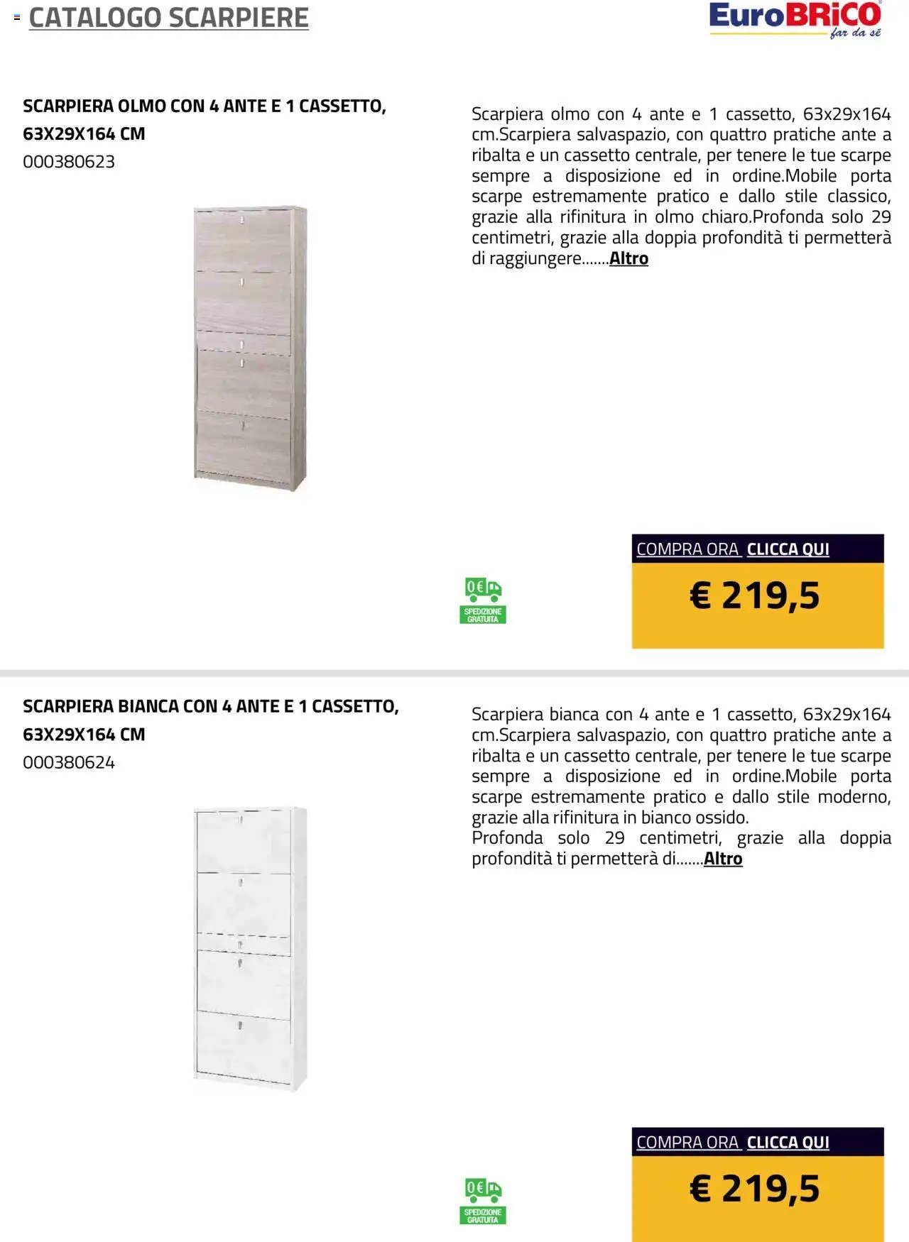 Eurobrico Scarpiere catalogo