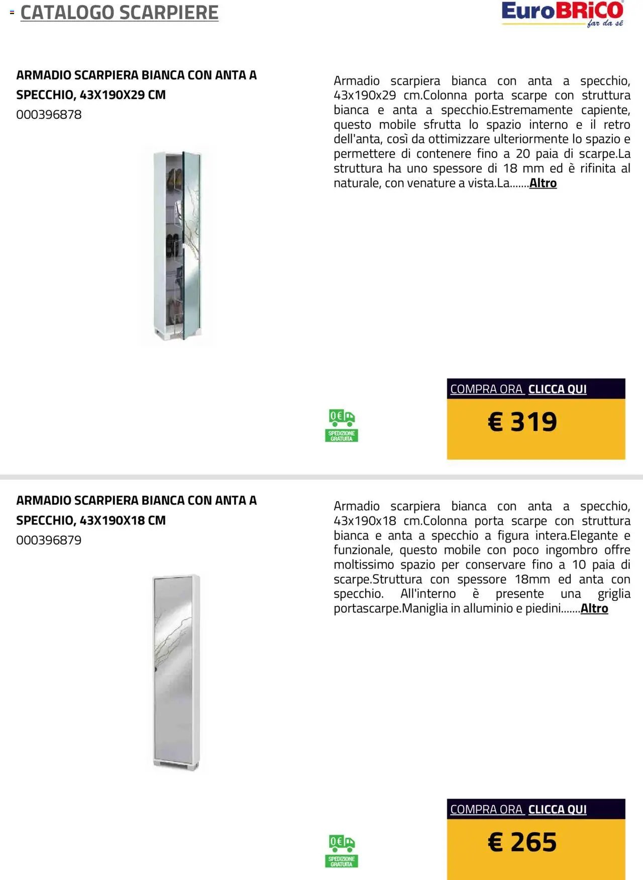 Eurobrico Scarpiere catalogo