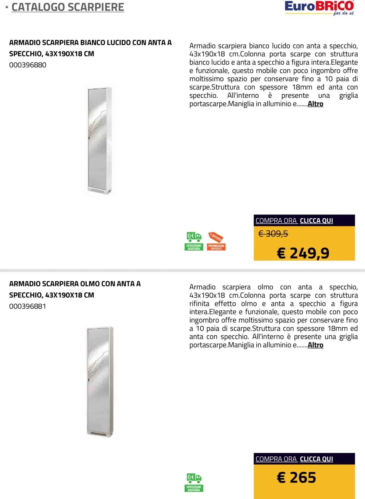 Eurobrico Scarpiere catalogo