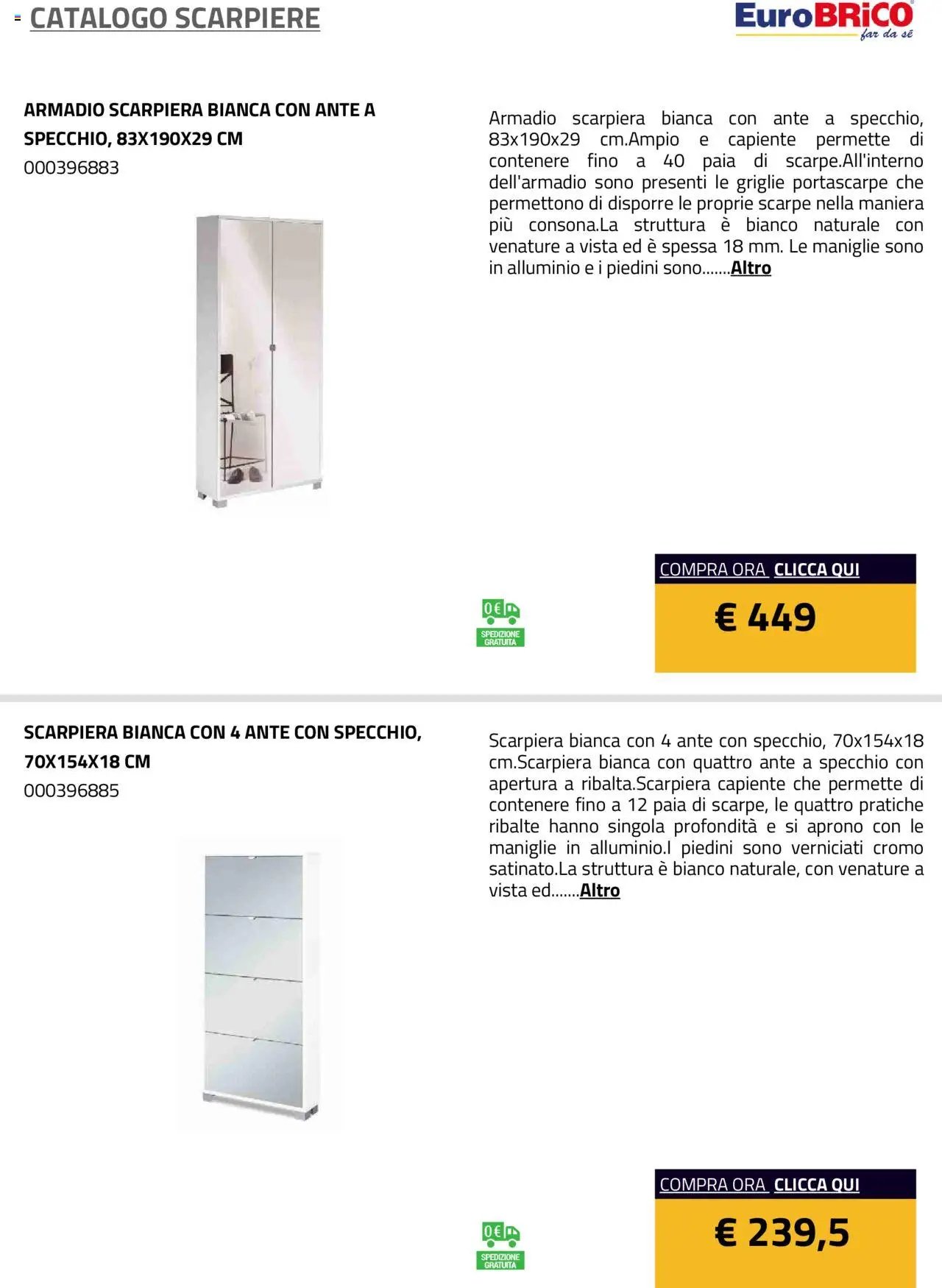 Eurobrico Scarpiere catalogo