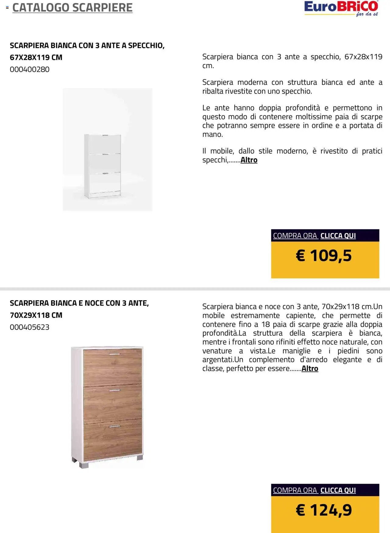 Eurobrico Scarpiere catalogo