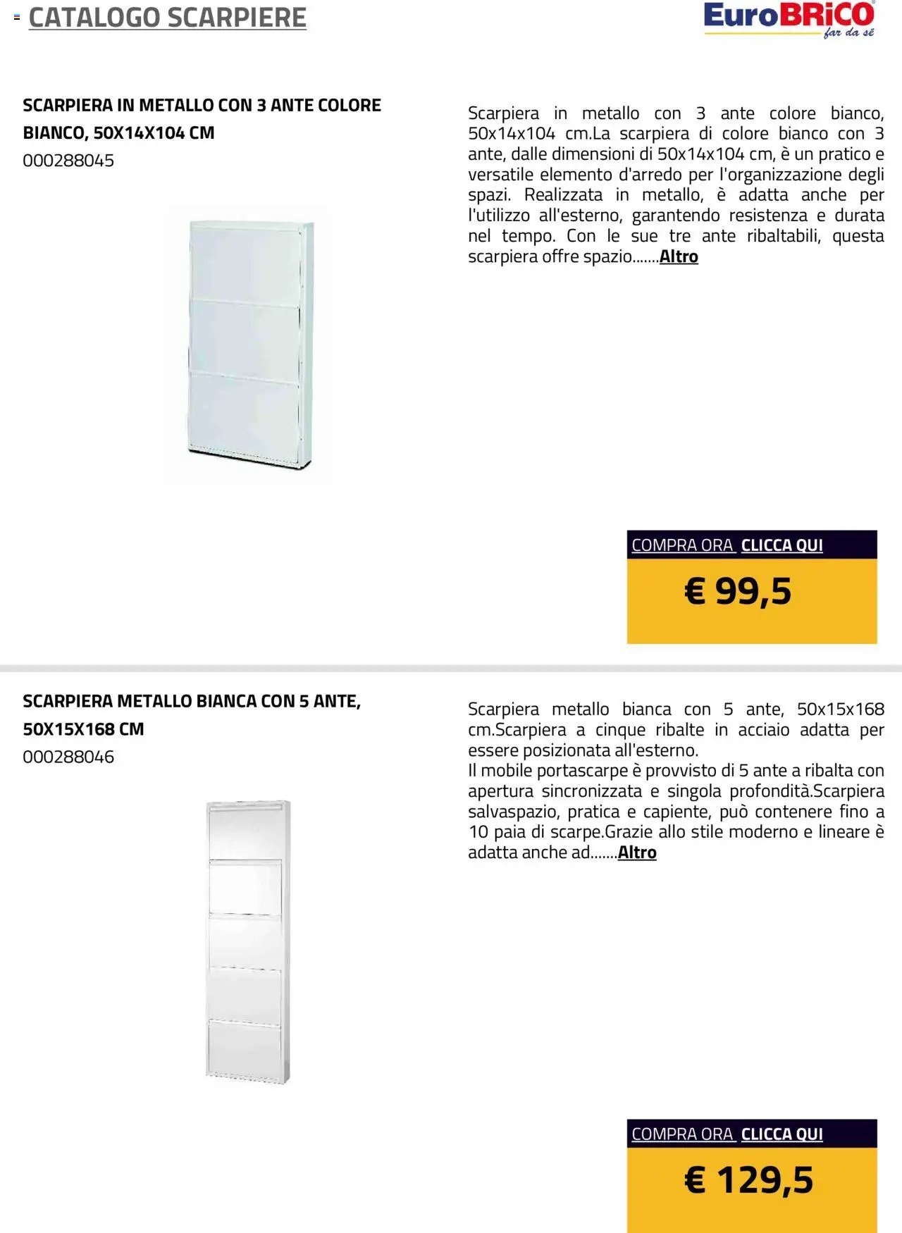 Eurobrico Scarpiere catalogo