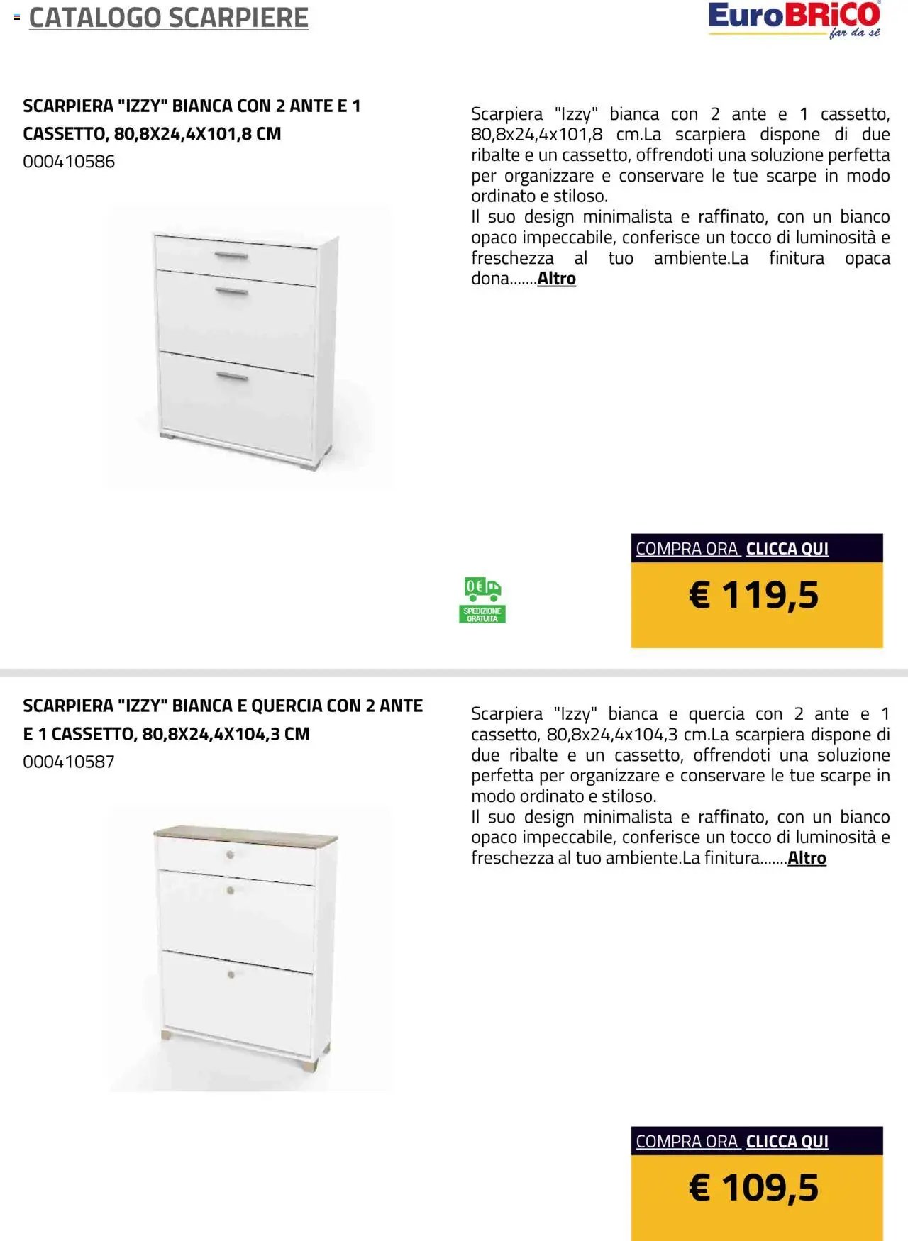 Eurobrico Scarpiere catalogo