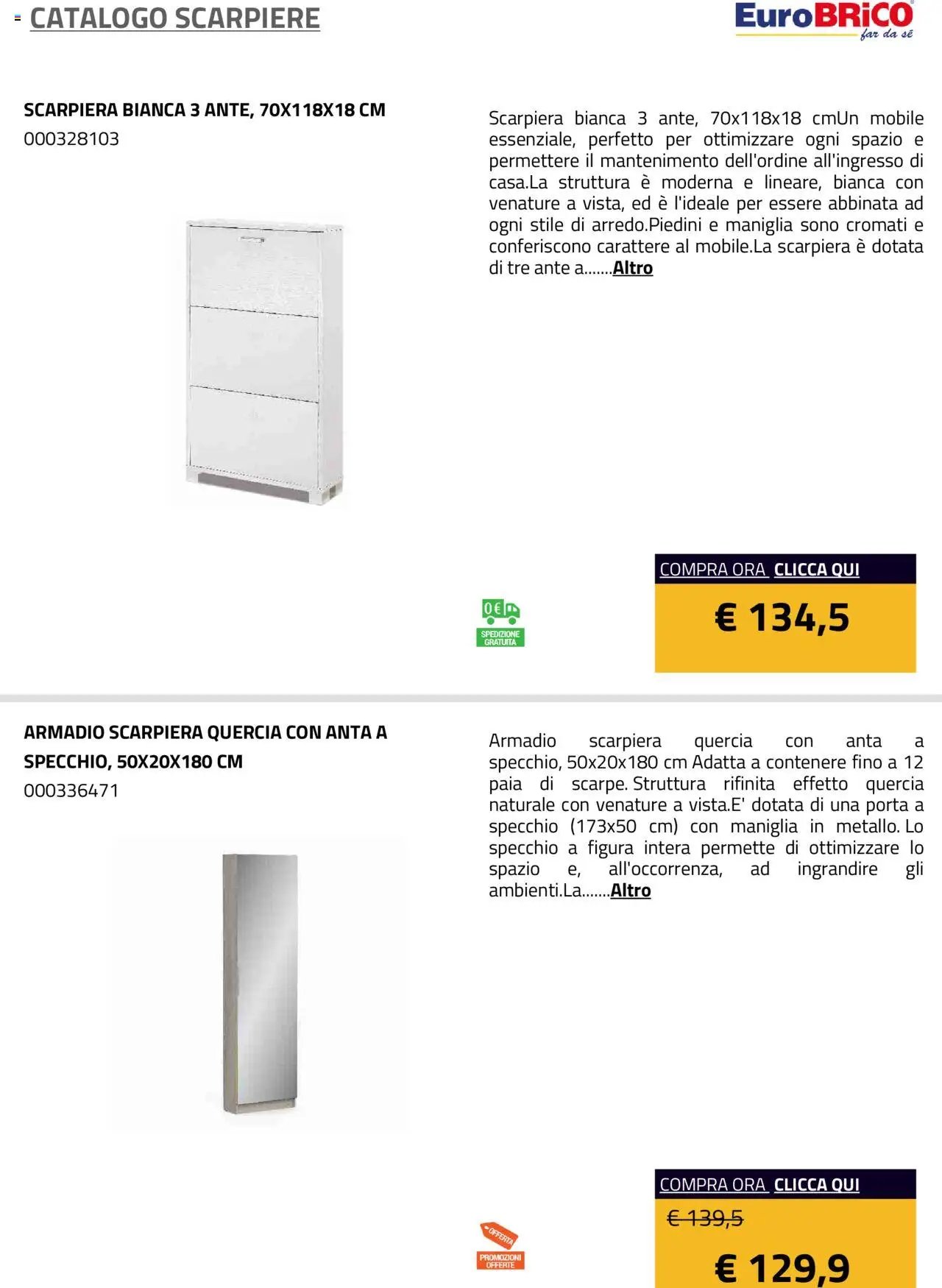 Eurobrico Scarpiere catalogo