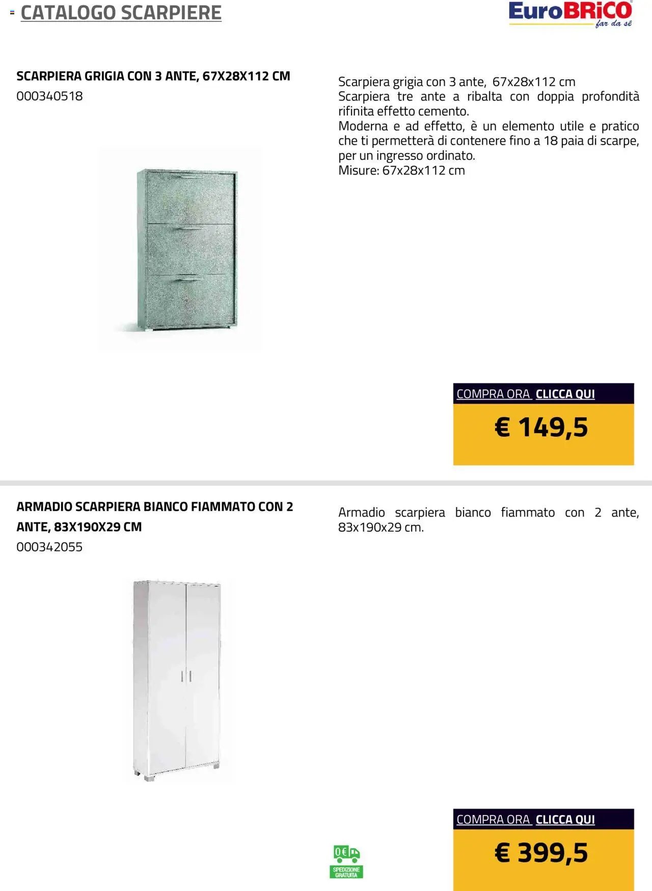 Eurobrico Scarpiere catalogo