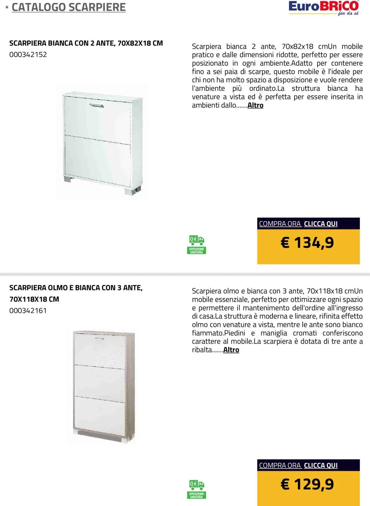 Eurobrico Scarpiere catalogo