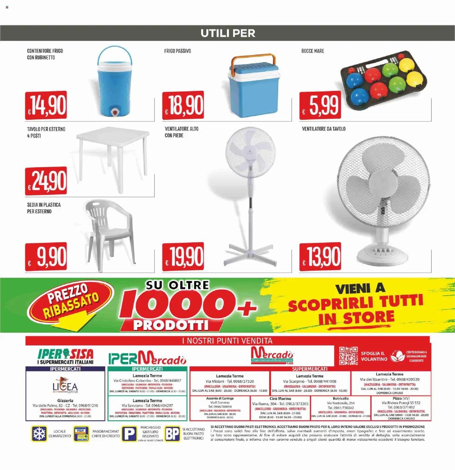 SISA volantino Mercadò