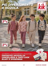 KiK volantino Più divertimento a scuola