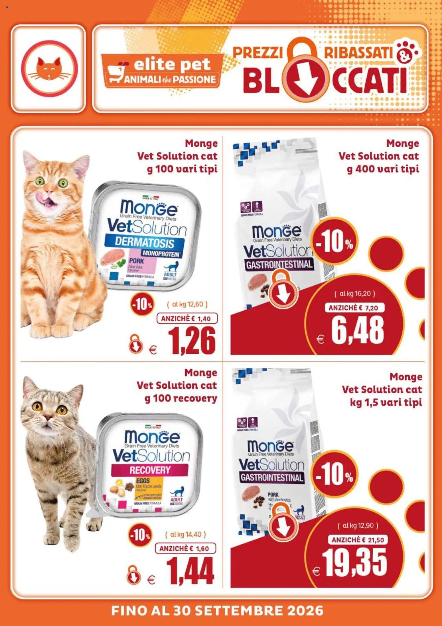 Elite Supermercati volantino Pet Prezzi ribassati & bloccati
