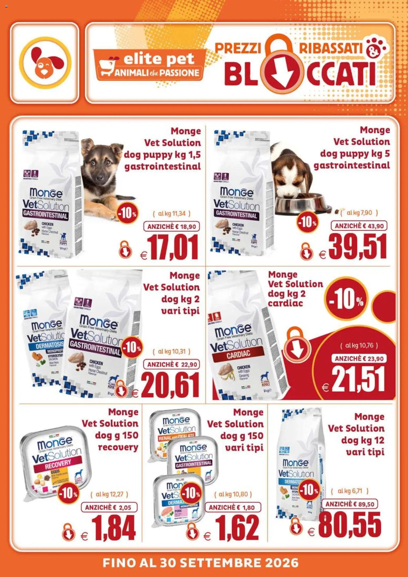 Elite Supermercati volantino Pet Prezzi ribassati & bloccati