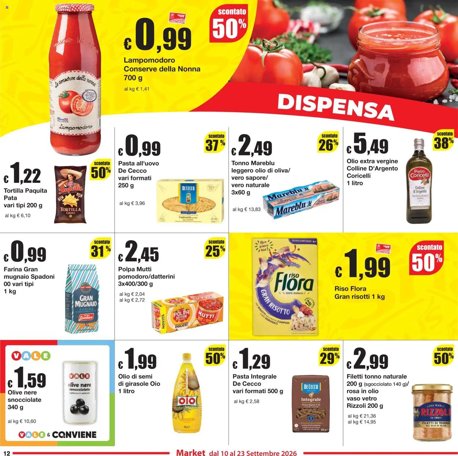 Sì con Te volantino Market