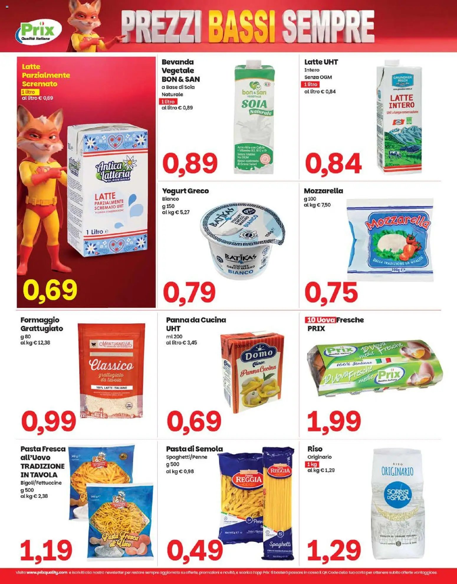 Prix volantino Apertura Taglio di Po