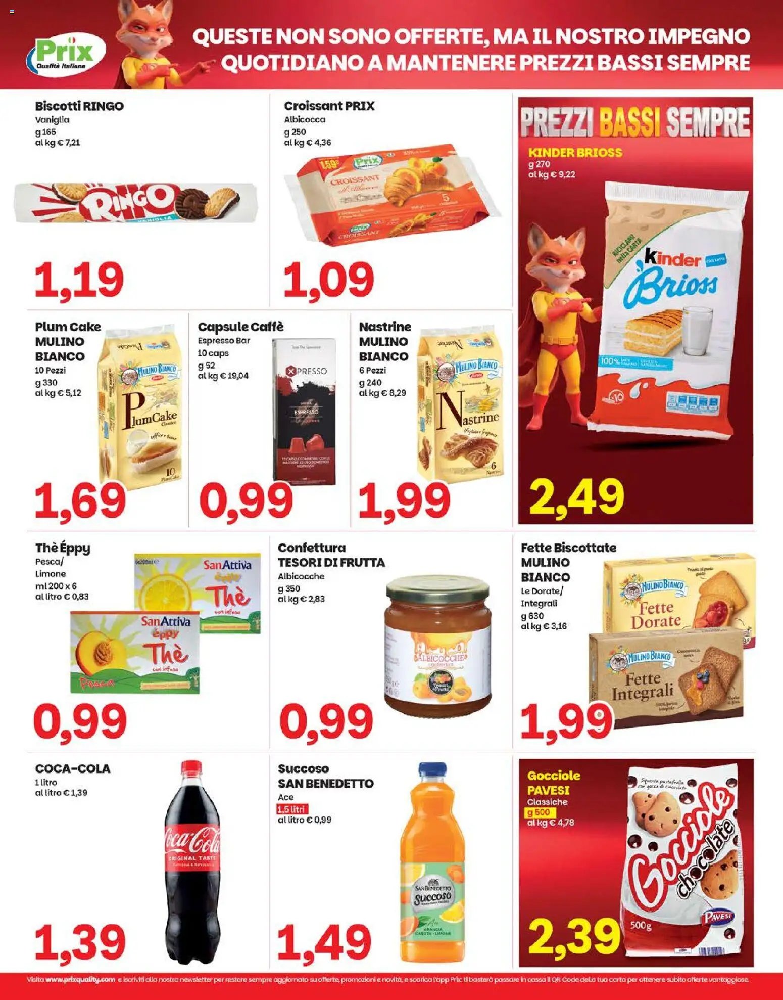Prix volantino Apertura Taglio di Po