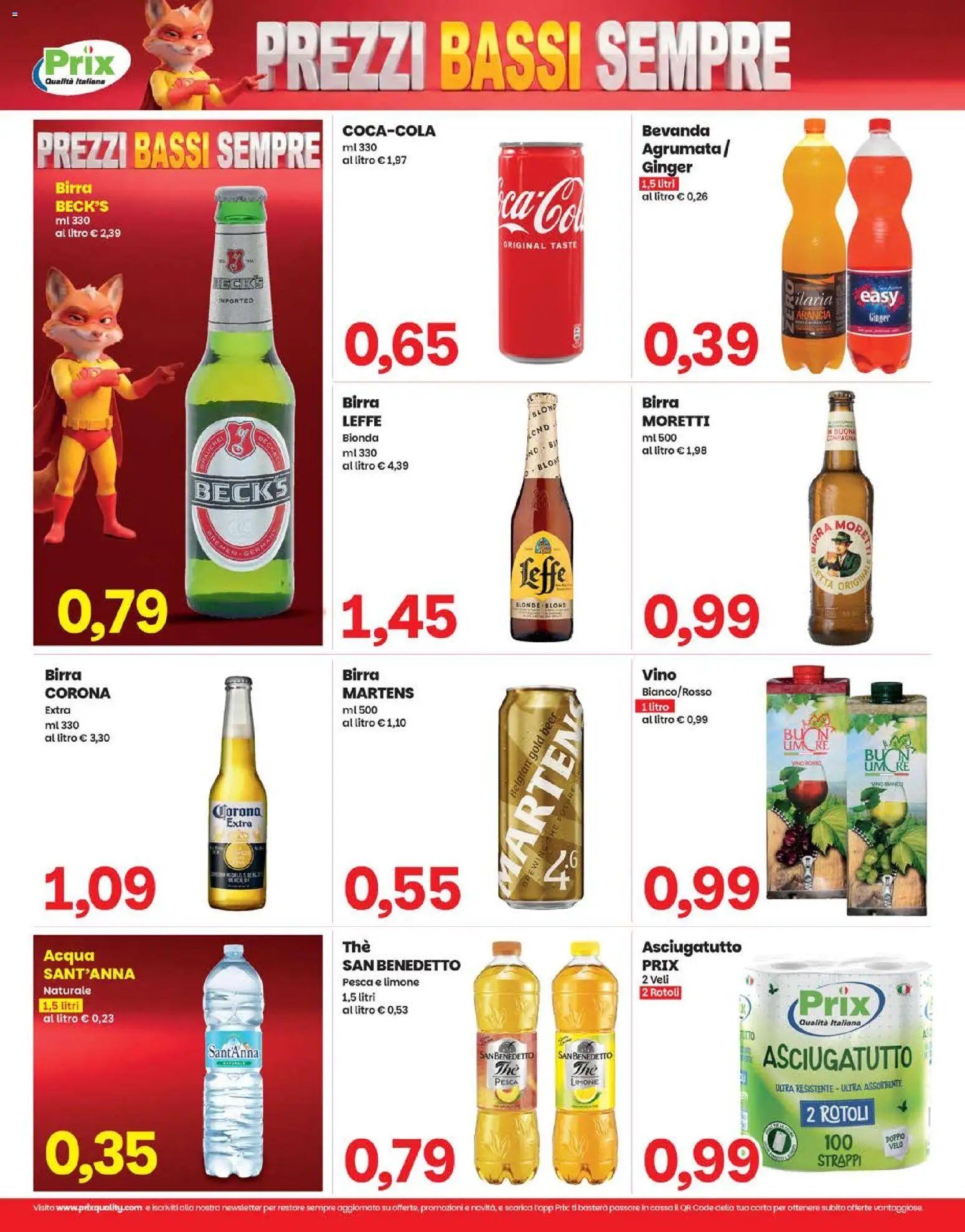 Prix volantino Apertura Taglio di Po