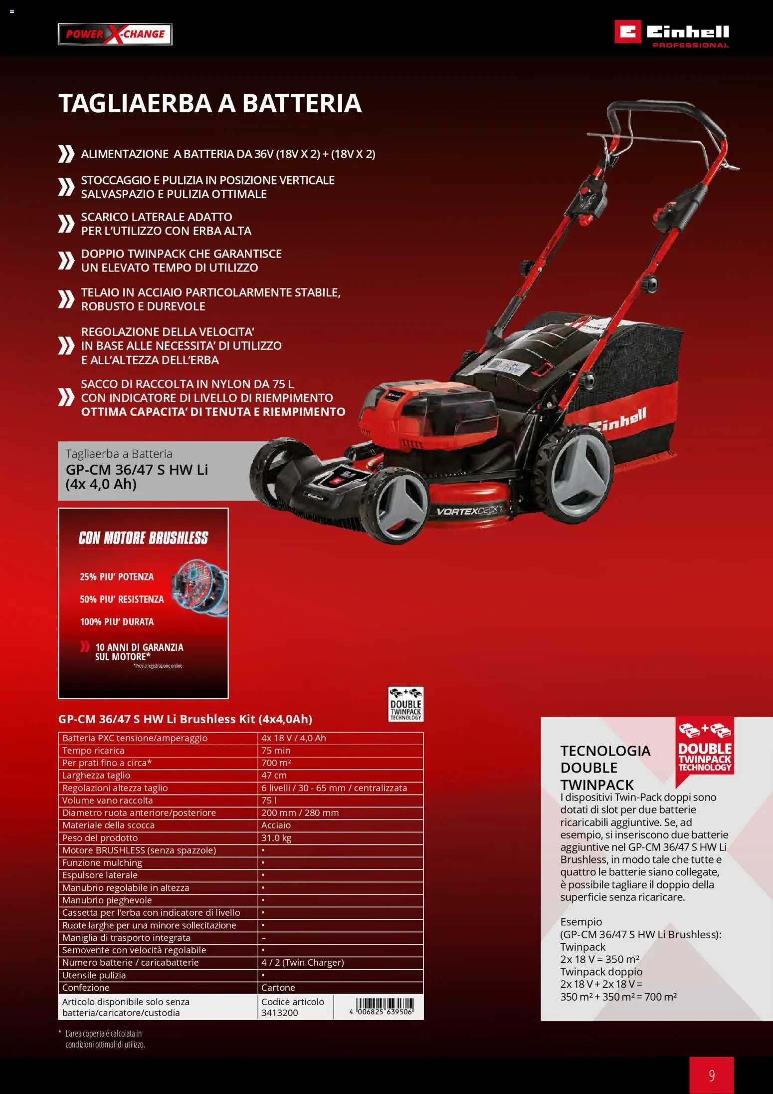 Einhell volantino Giardinaggio (2026-03-02 - 2026-09-30)