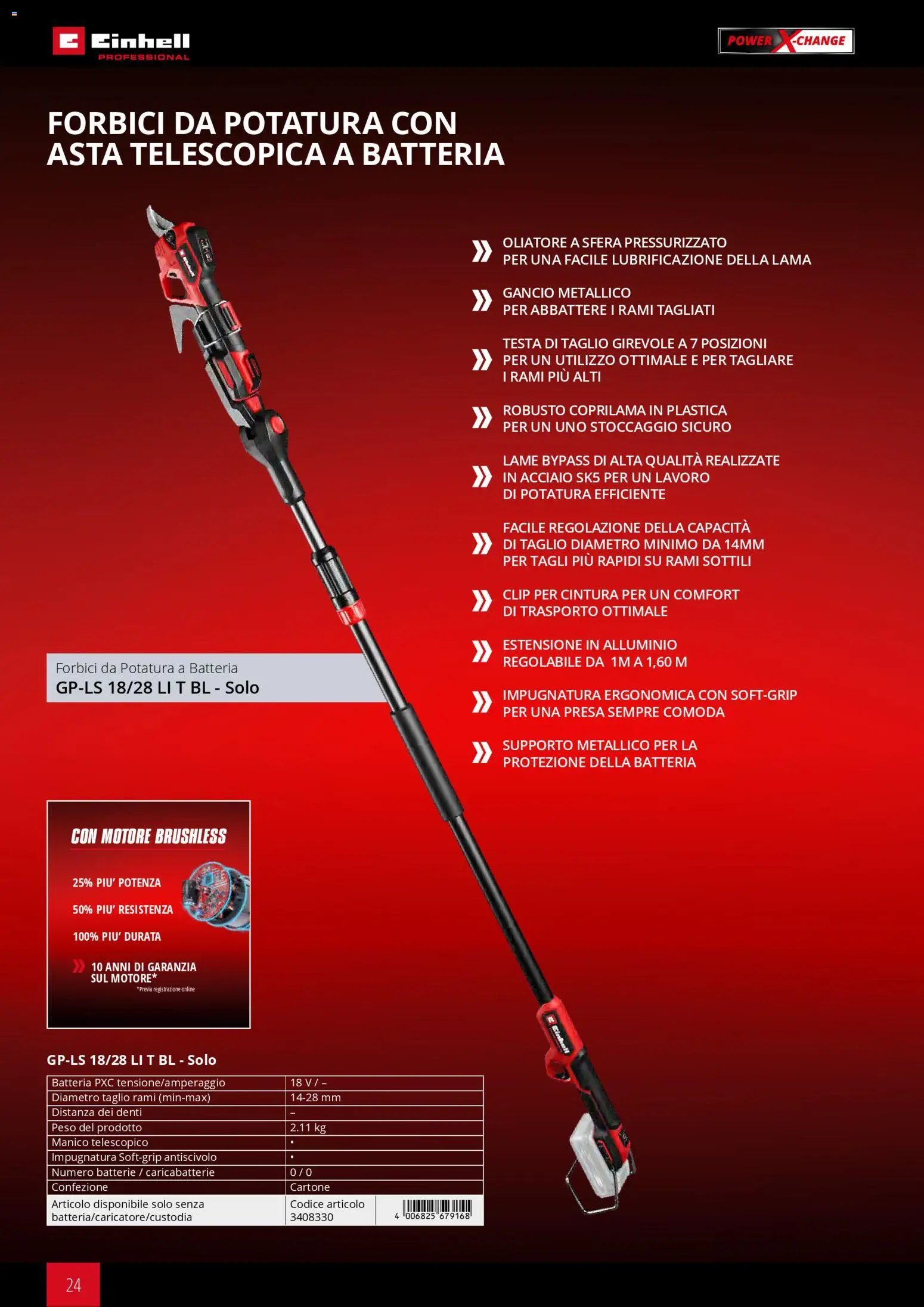 Einhell volantino Giardinaggio (2026-03-02 - 2026-09-30)