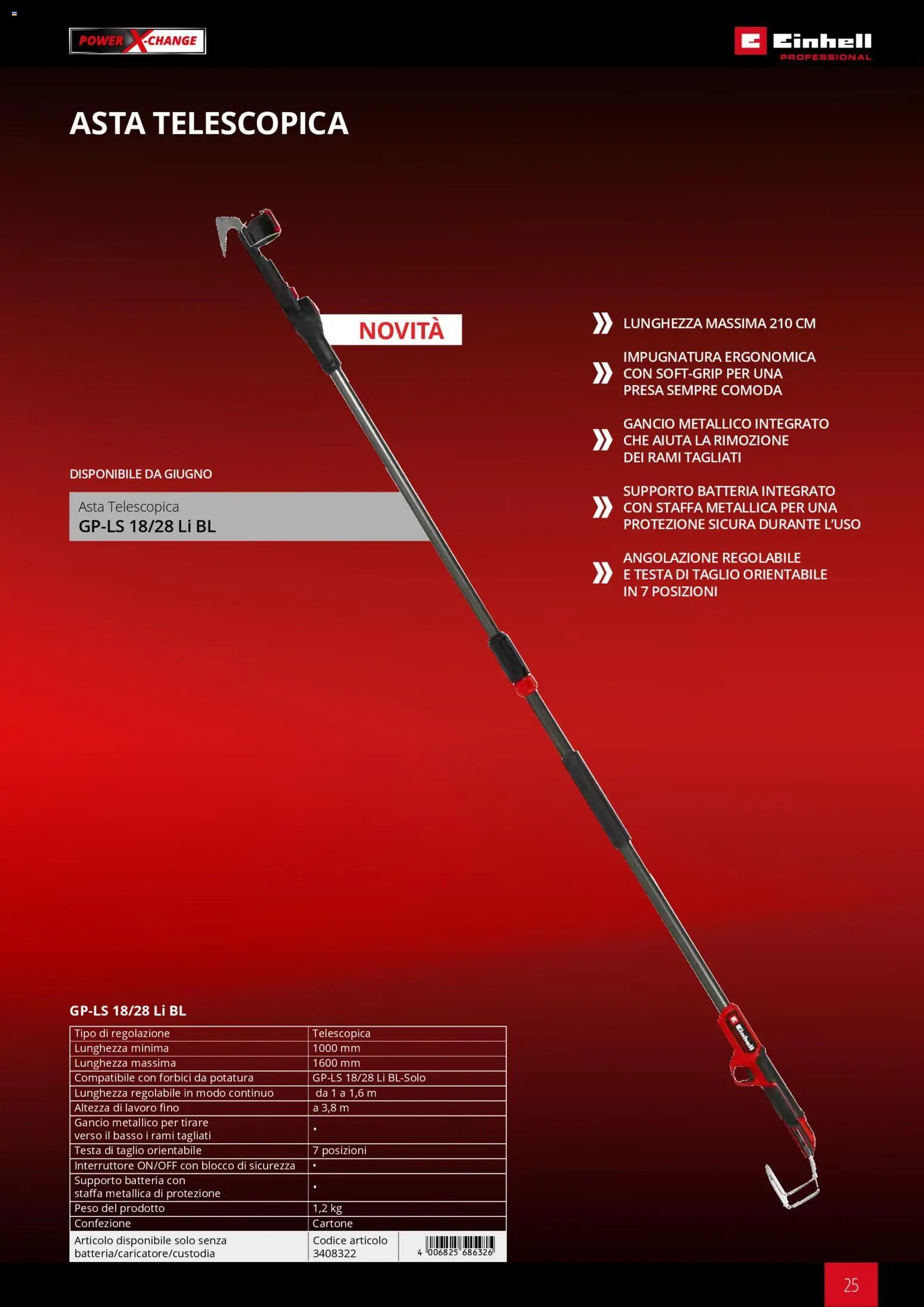 Einhell volantino Giardinaggio (2026-03-02 - 2026-09-30)