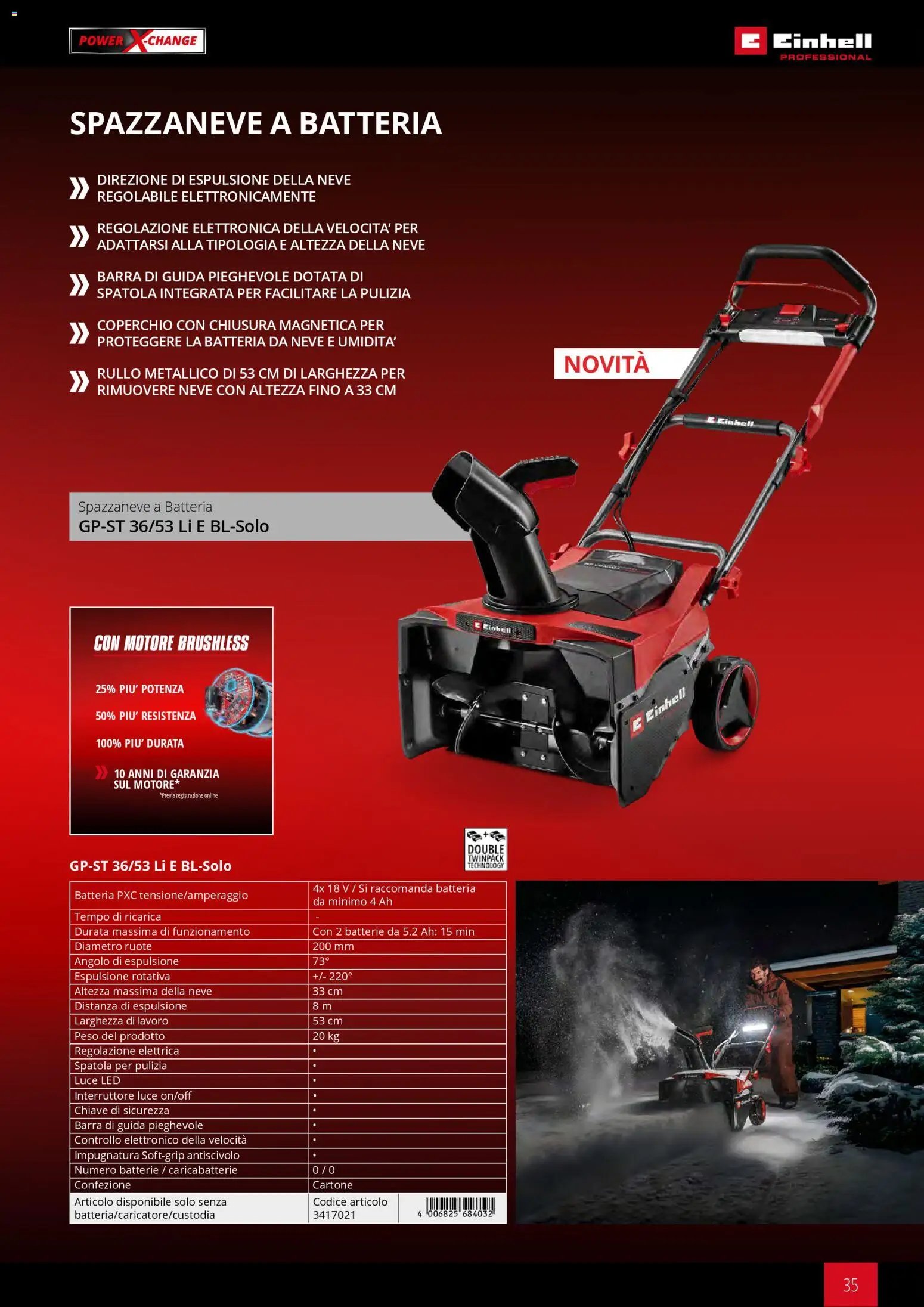 Einhell volantino Giardinaggio (2026-03-02 - 2026-09-30)