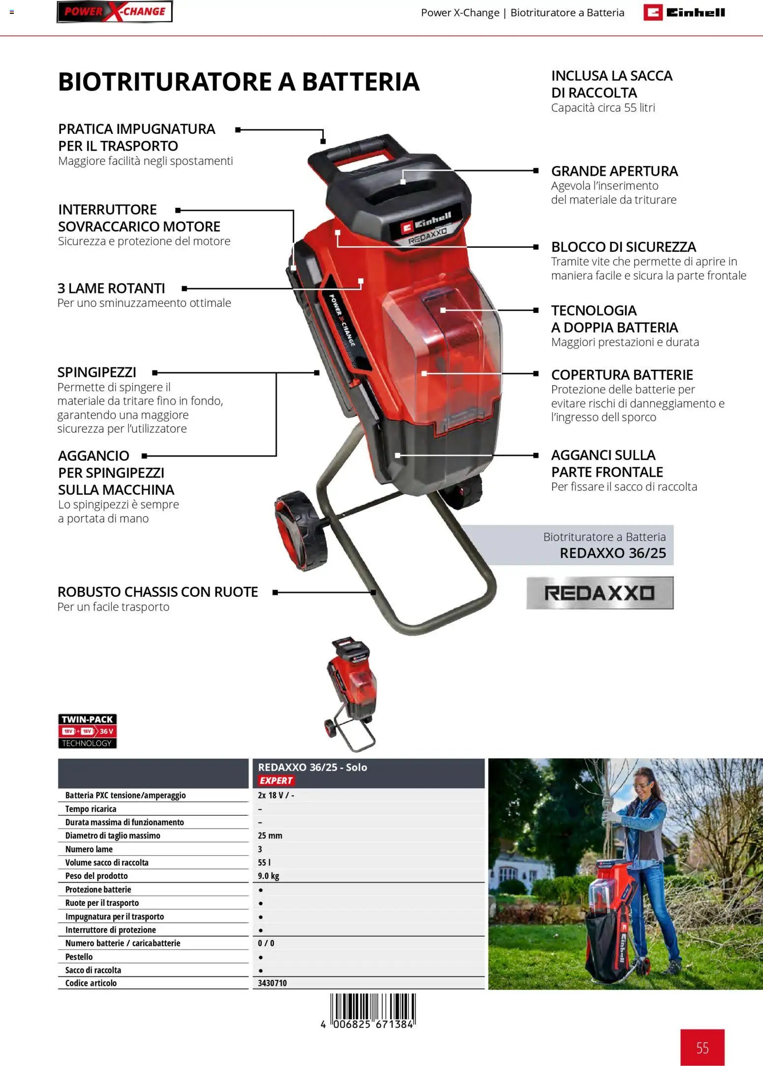 Einhell volantino Giardinaggio (2026-03-02 - 2026-09-30)
