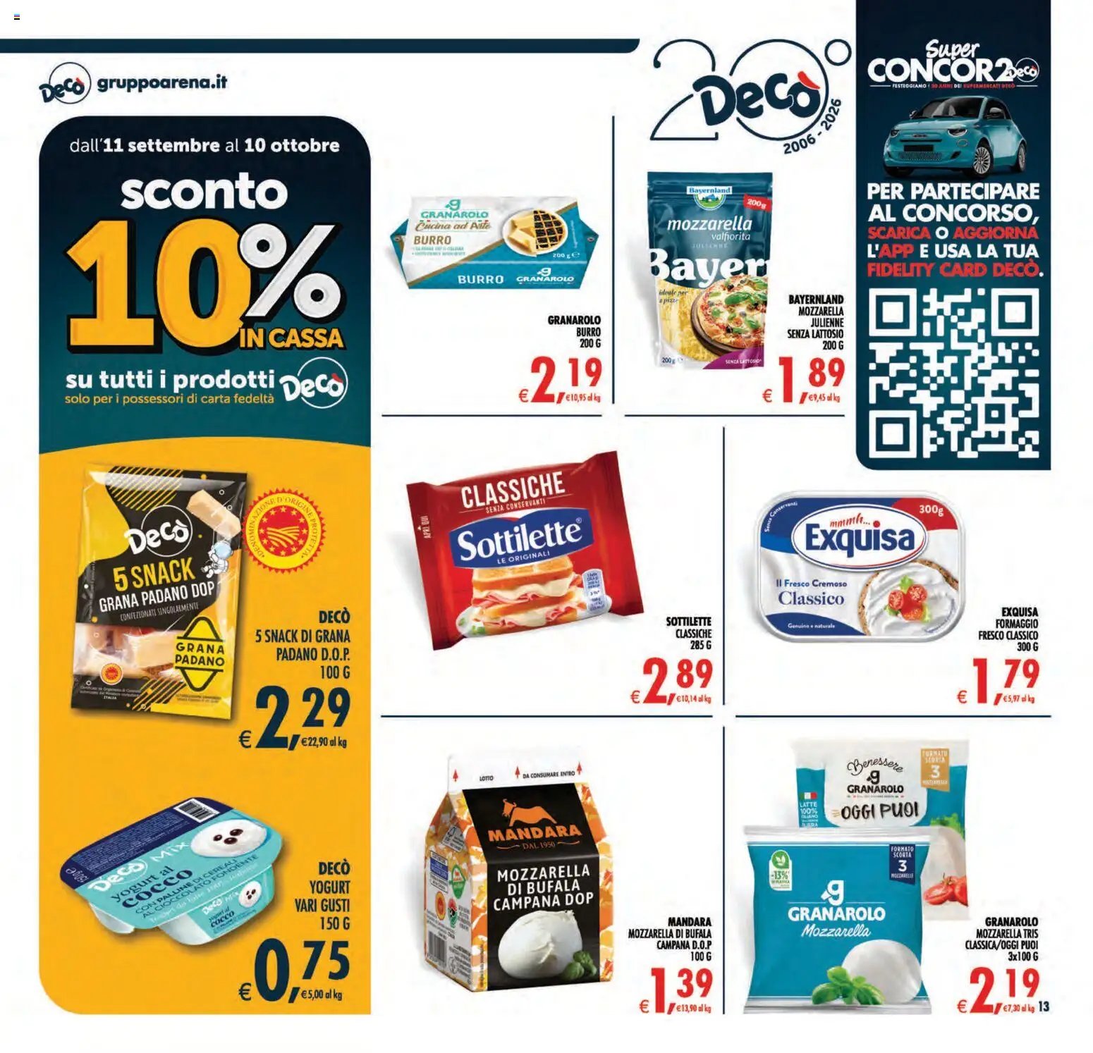 Decò volantino Maxistore, Supermercati Lipari