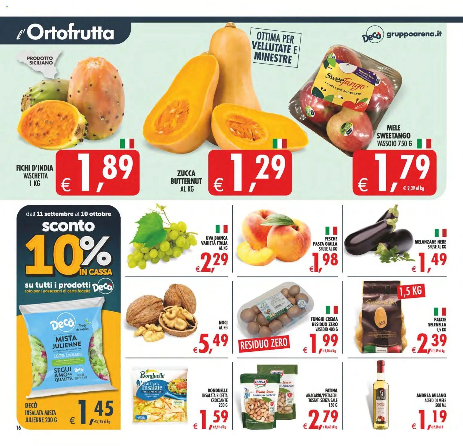 Decò volantino Maxistore, Supermercati Lipari