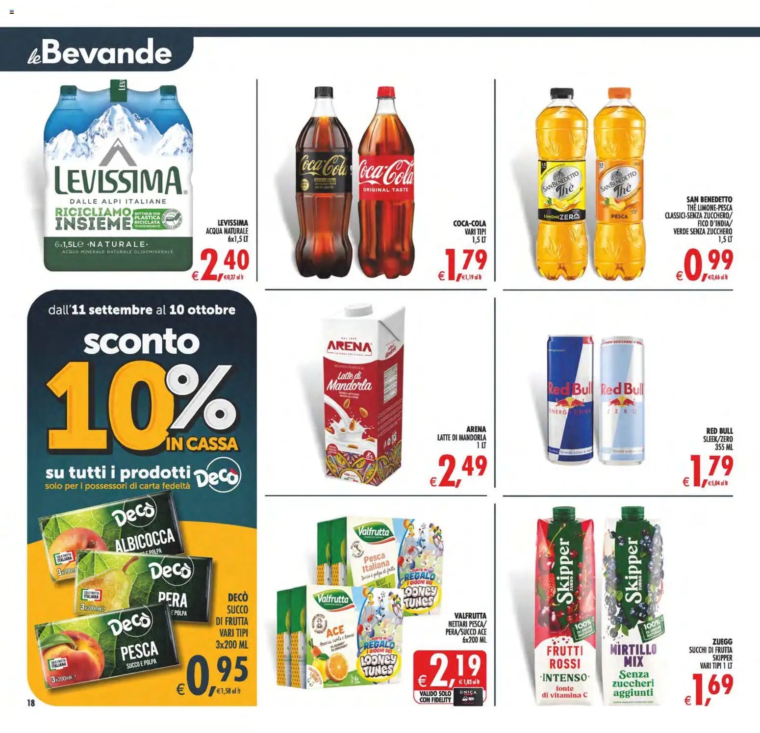 Decò volantino Maxistore, Supermercati Lipari