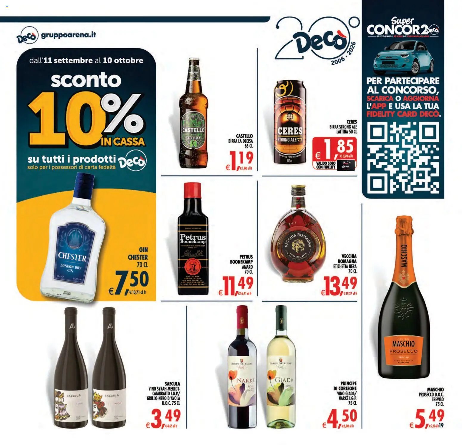 Decò volantino Maxistore, Supermercati Lipari