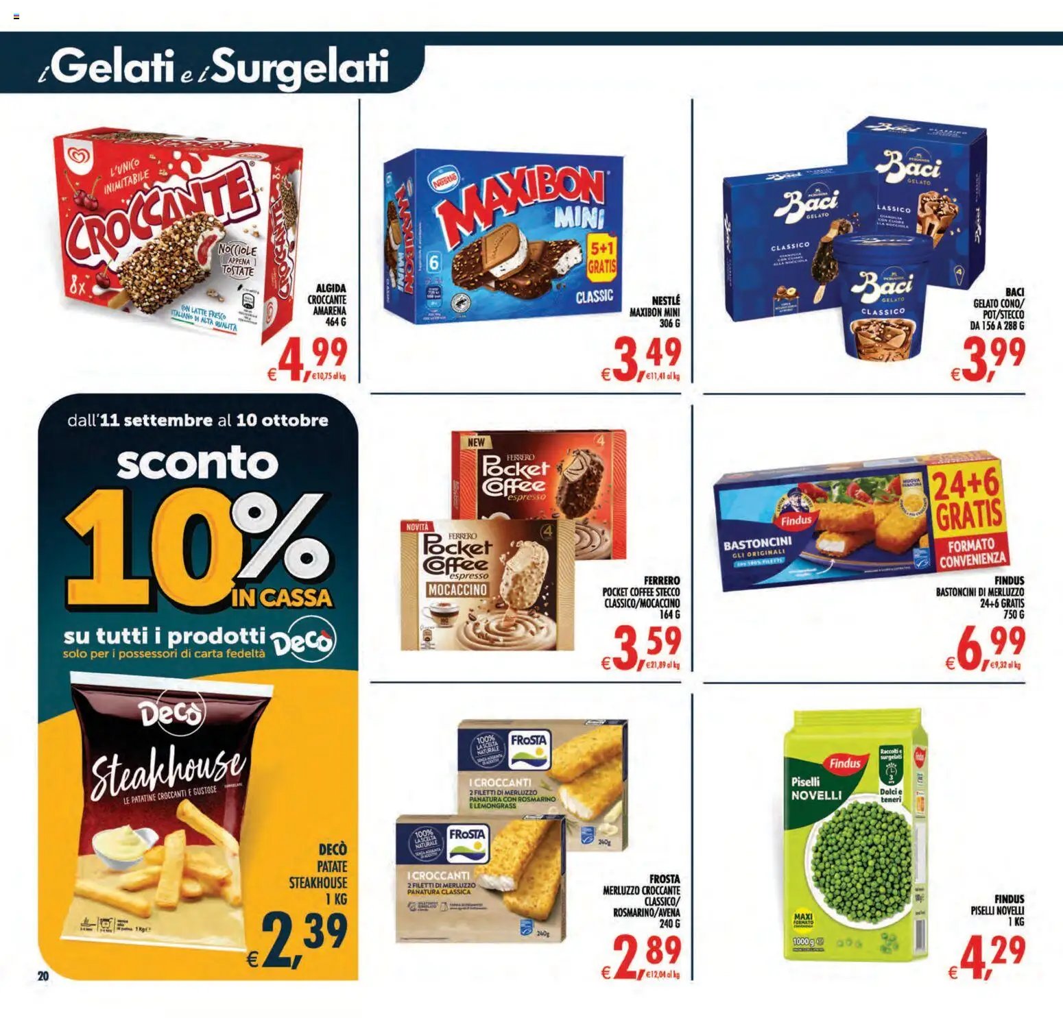 Decò volantino Maxistore, Supermercati Lipari