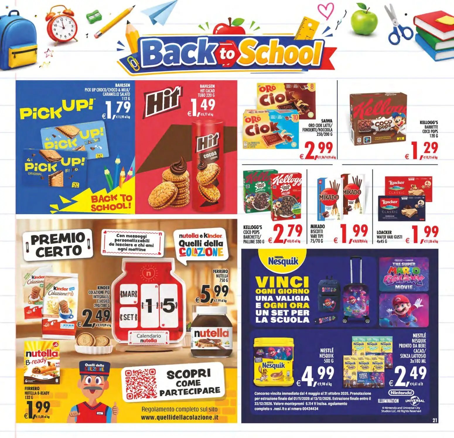 Decò volantino Maxistore, Supermercati Lipari