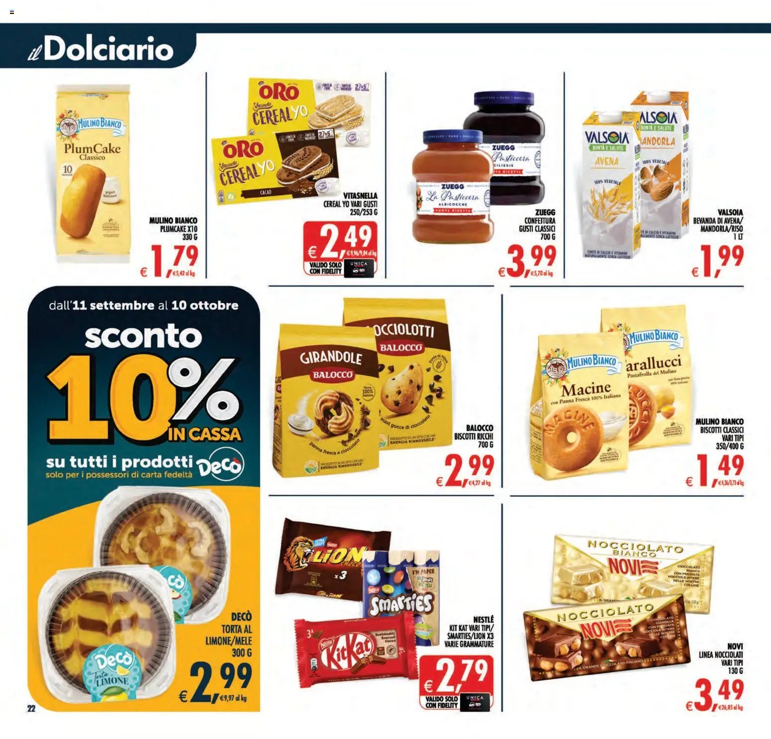Decò volantino Maxistore, Supermercati Lipari