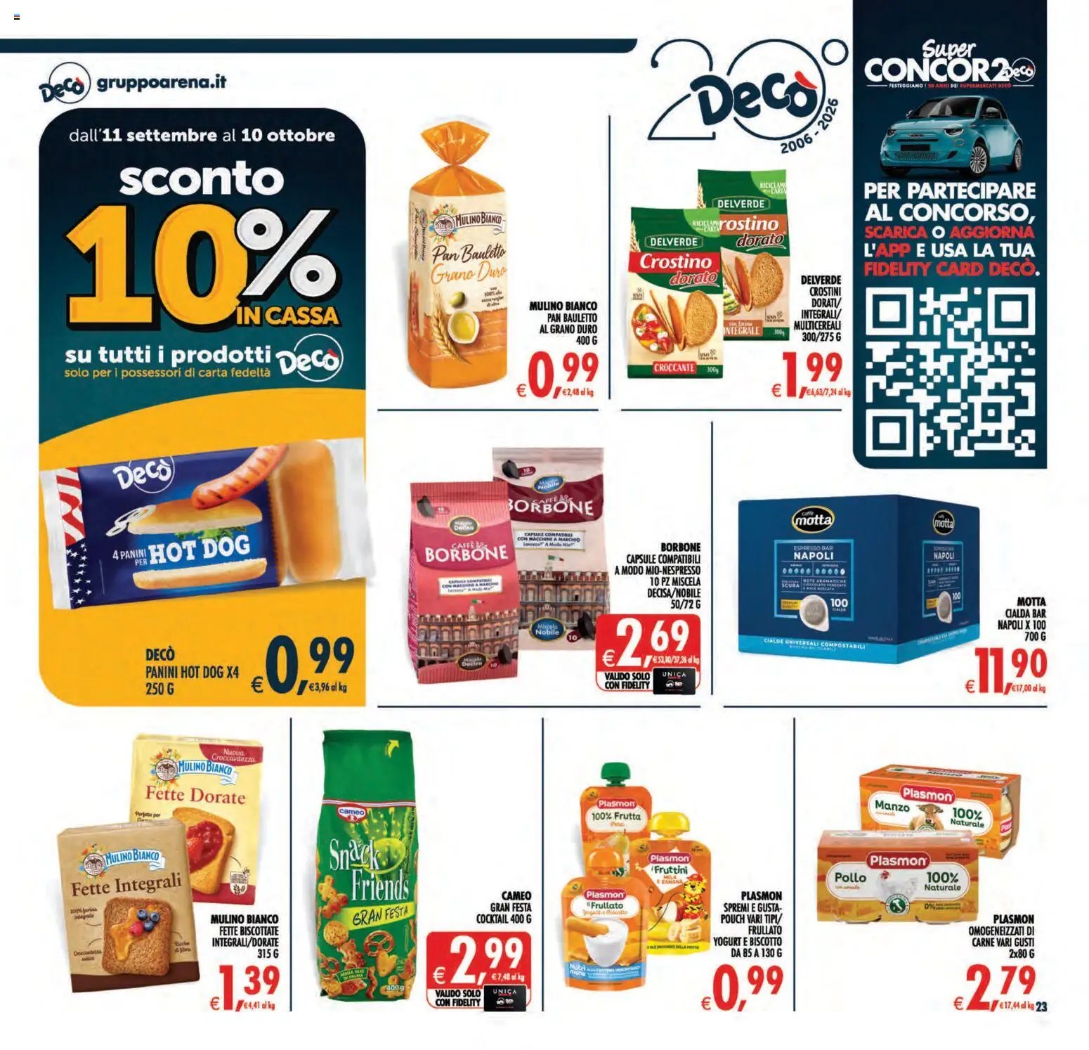 Decò volantino Maxistore, Supermercati Lipari
