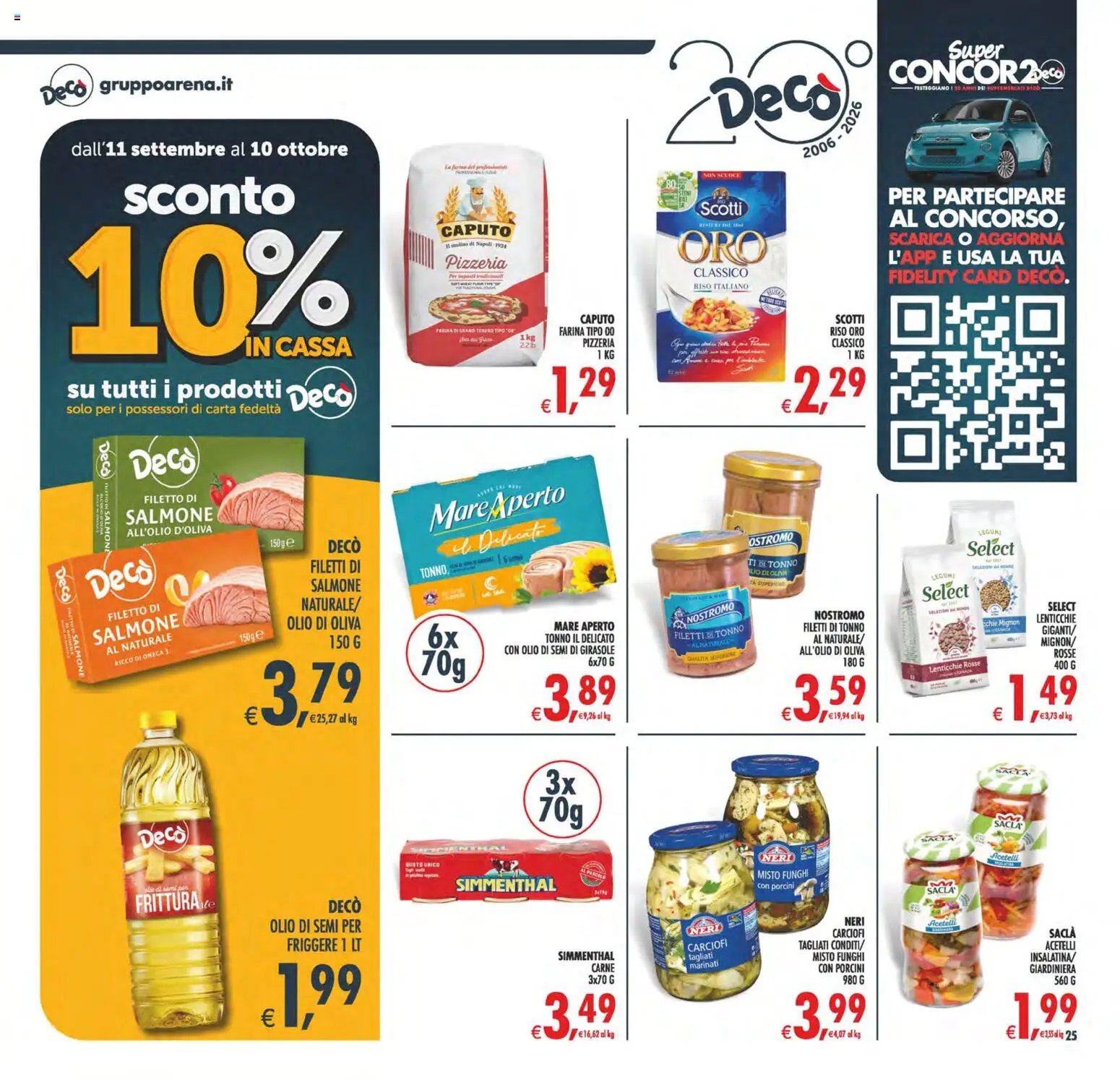 Decò volantino Maxistore, Supermercati Lipari