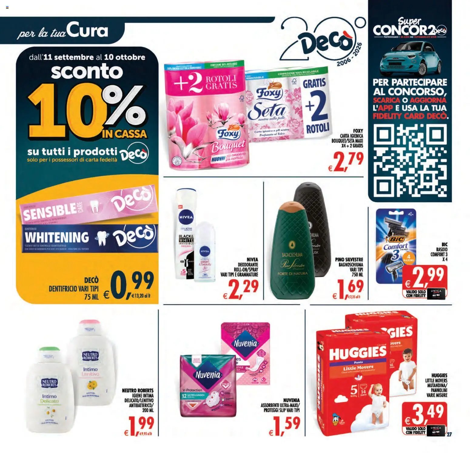 Decò volantino Maxistore, Supermercati Lipari