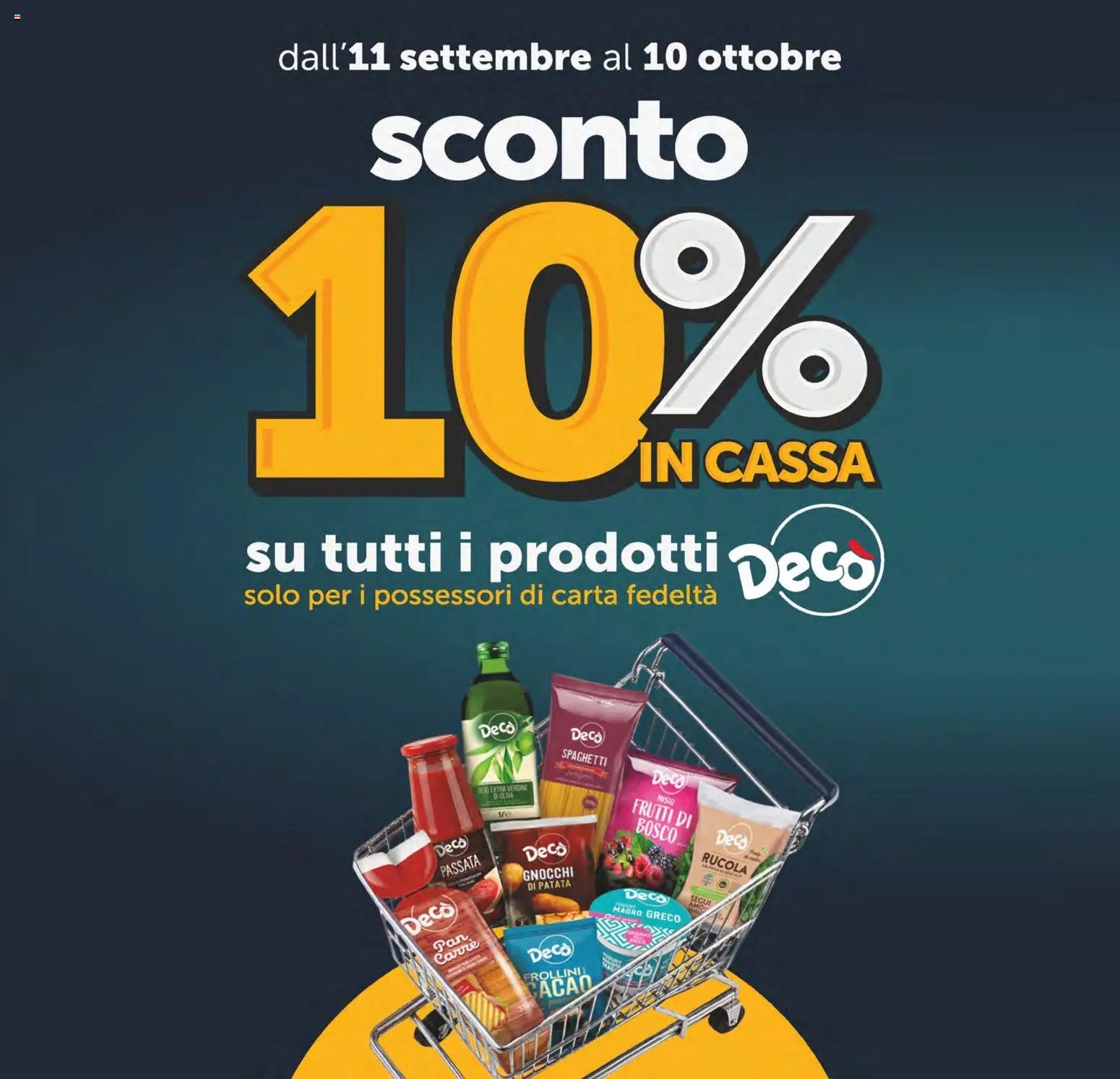 Decò volantino Maxistore, Supermercati Lipari