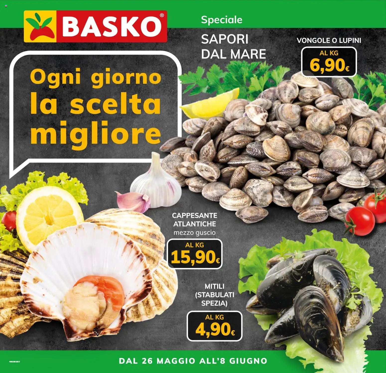 Basko volantino Sapori del mare