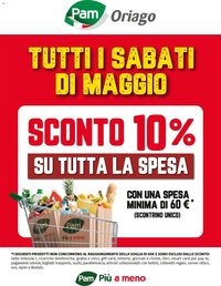 PAM volantino Sconto 10% Oriago (2026-05-01 - 2026-05-31)