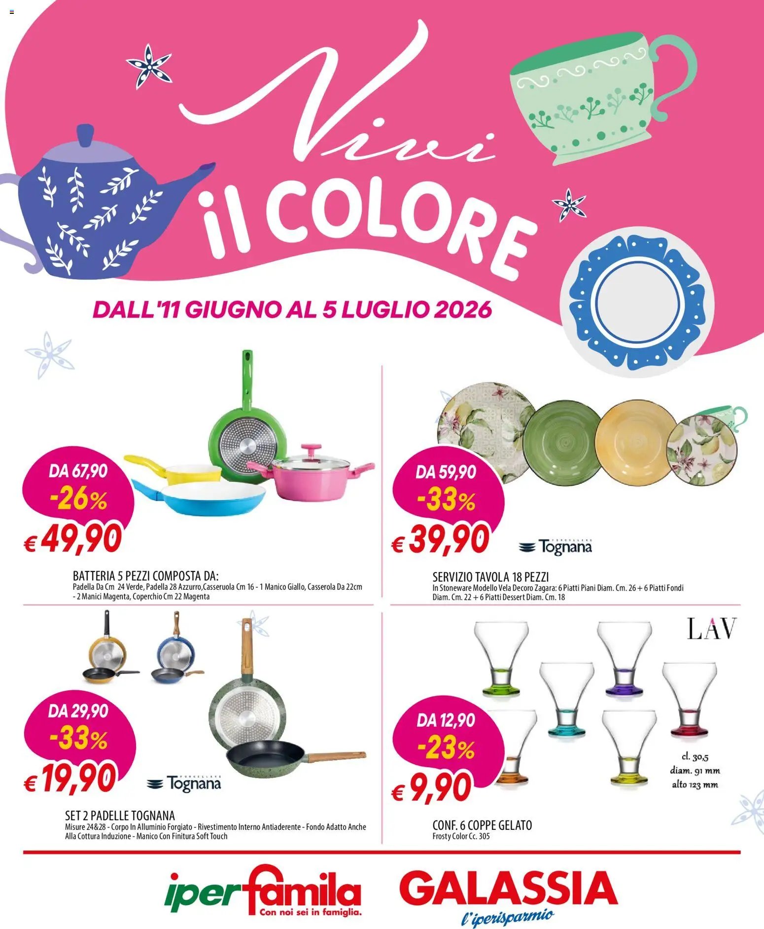 Galassia volantino Vivi il Colore