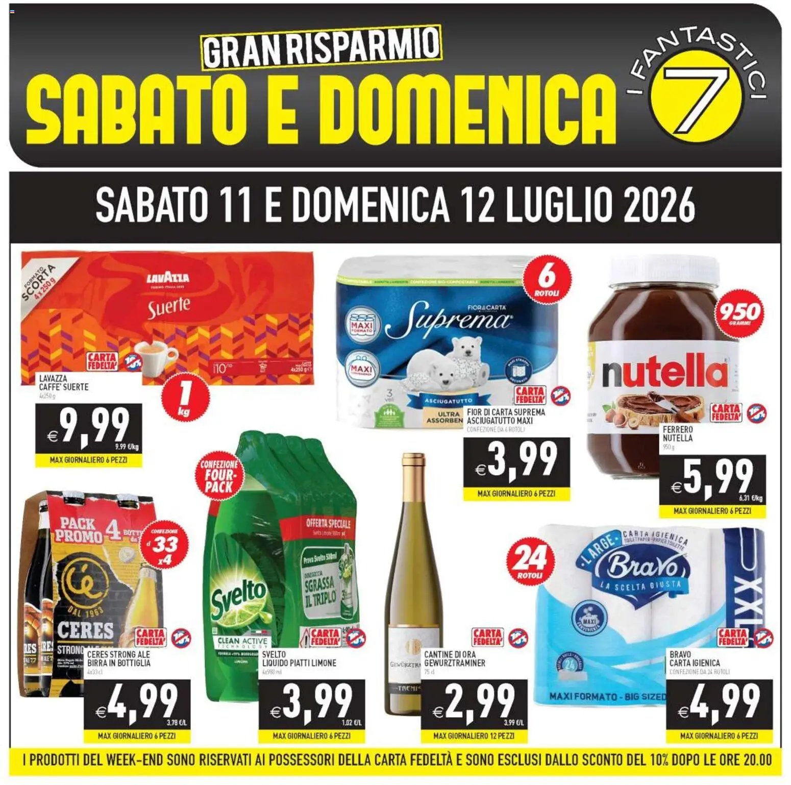 PIM Supermercati volantino Weekend