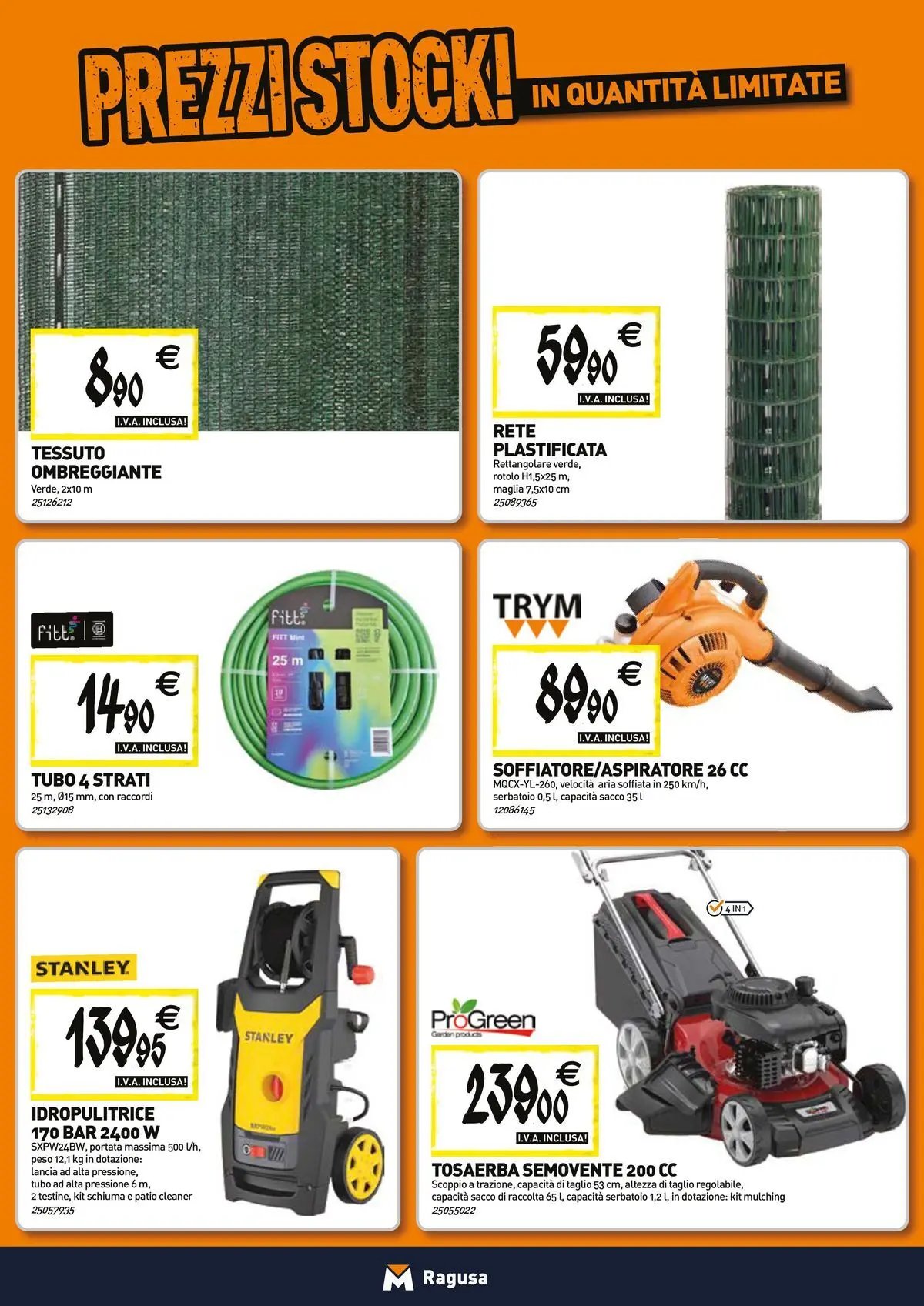 TECNOMAT - Straordinari prezzi stock!